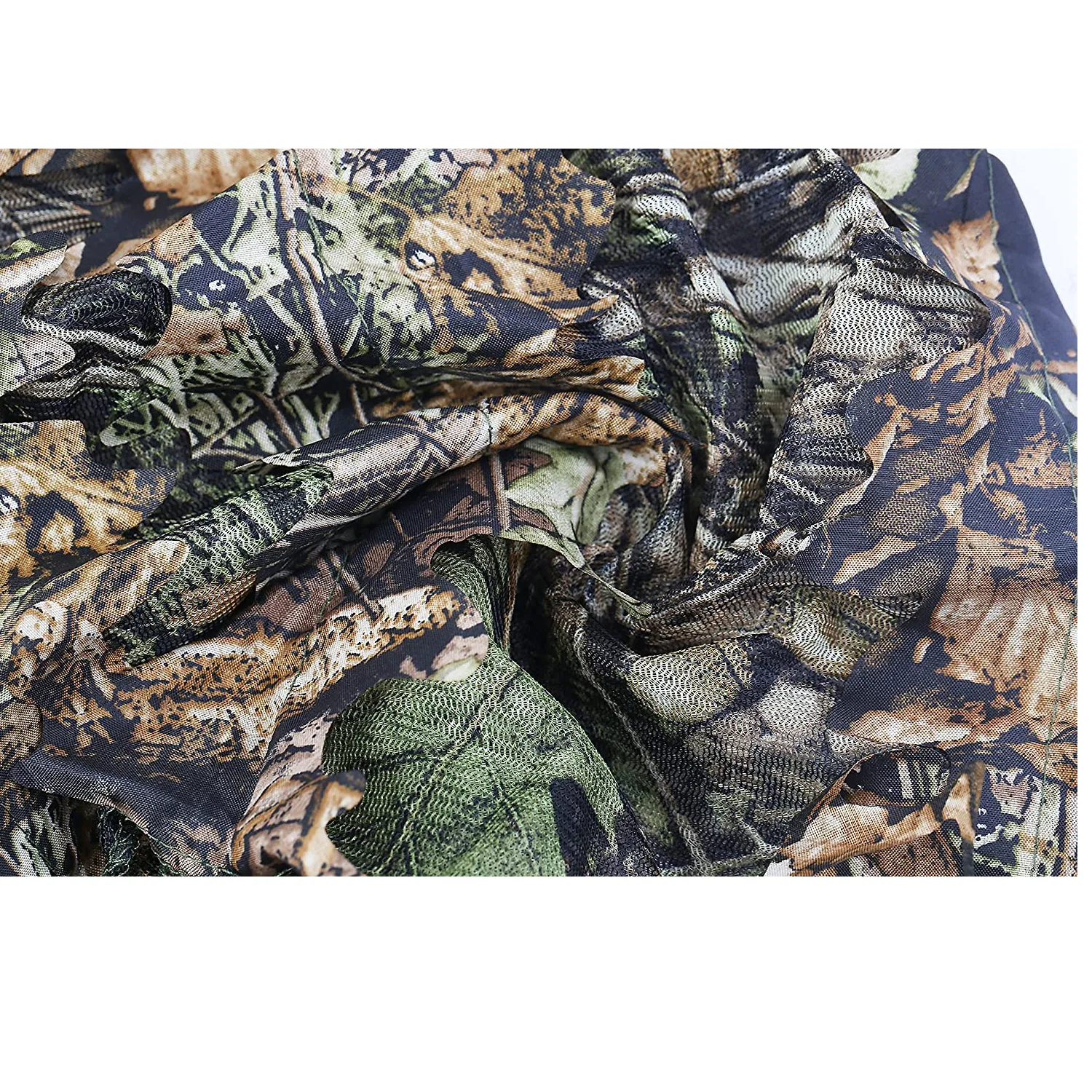 ABCAMO Ghillie Camouflage Leafy Hat Full Face Mask