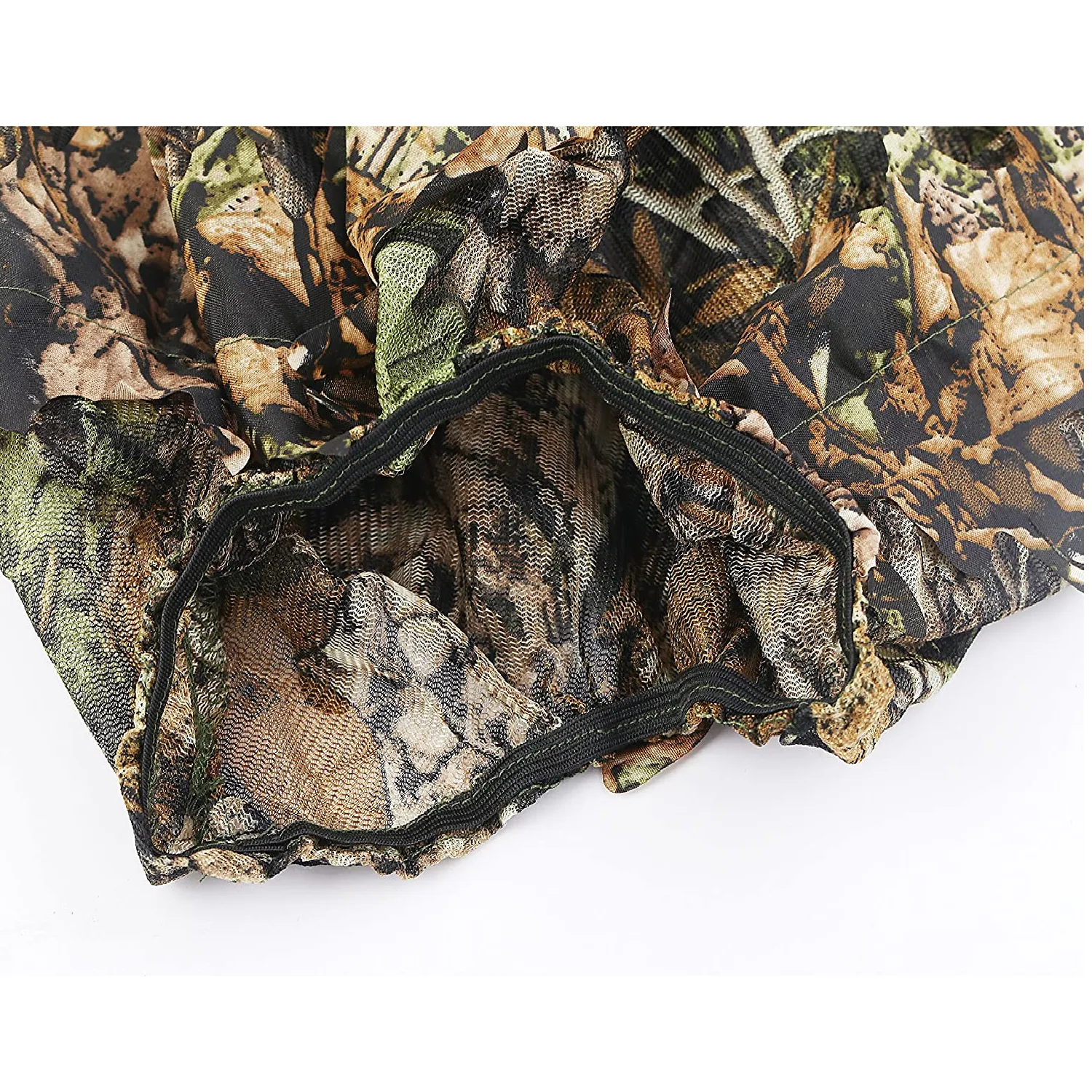 ABCAMO Ghillie Camouflage Leafy Hat Full Face Mask