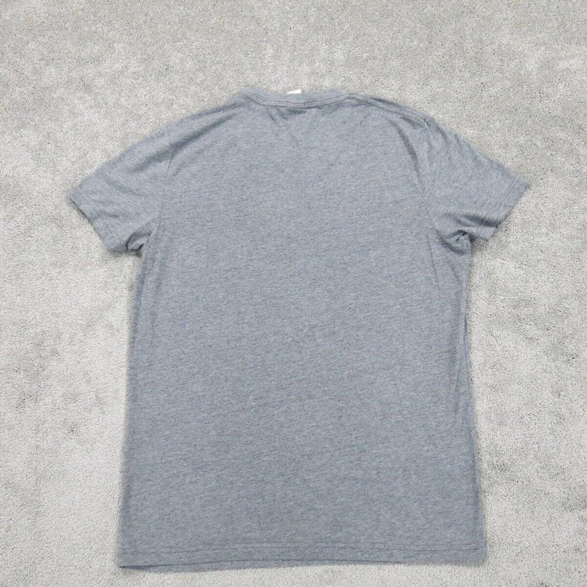 Abercrombie & Fitch Womens T Shirt Top V Neck Short Sleeves Heather Gray Size M