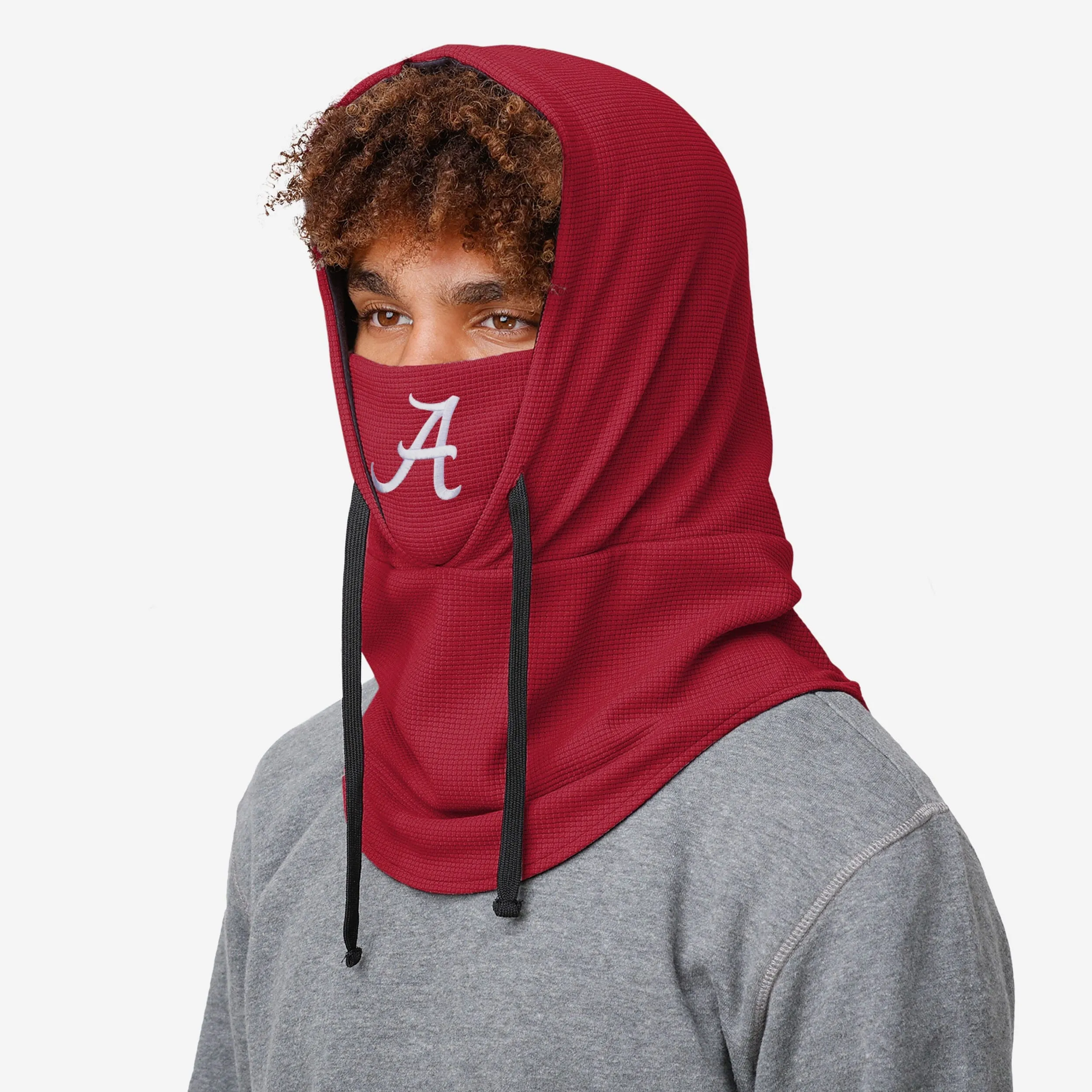 Alabama Crimson Tide Waffle Drawstring Hooded Gaiter