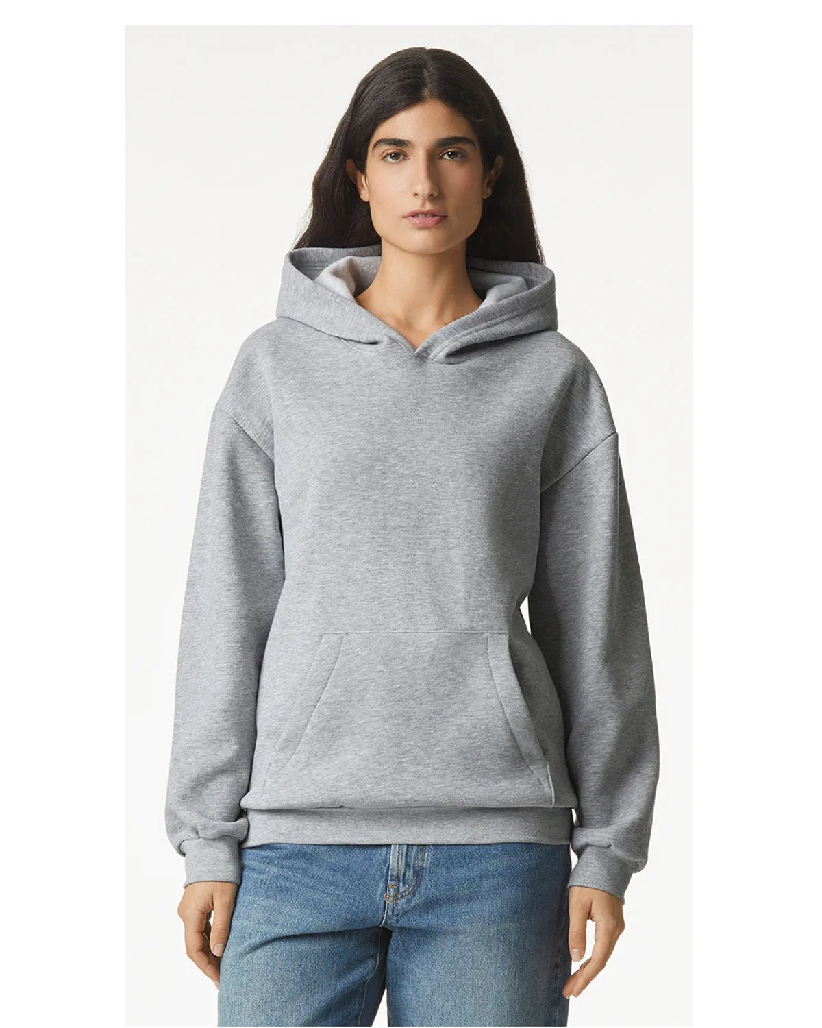 American Apparel Men's Fleece Pullover Hooded Sweatshirt