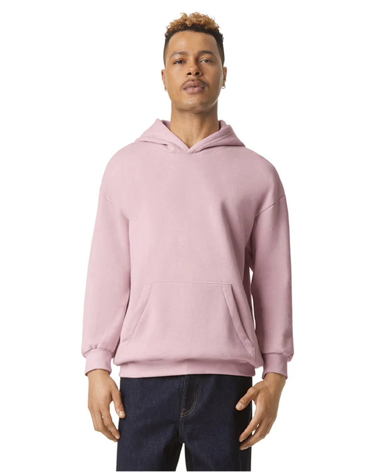 American Apparel Men's Fleece Pullover Hooded Sweatshirt