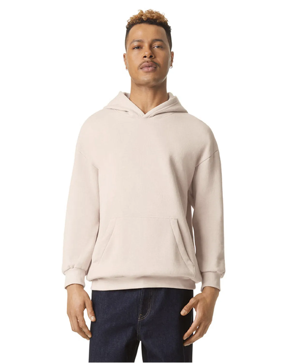 American Apparel Men's Fleece Pullover Hooded Sweatshirt