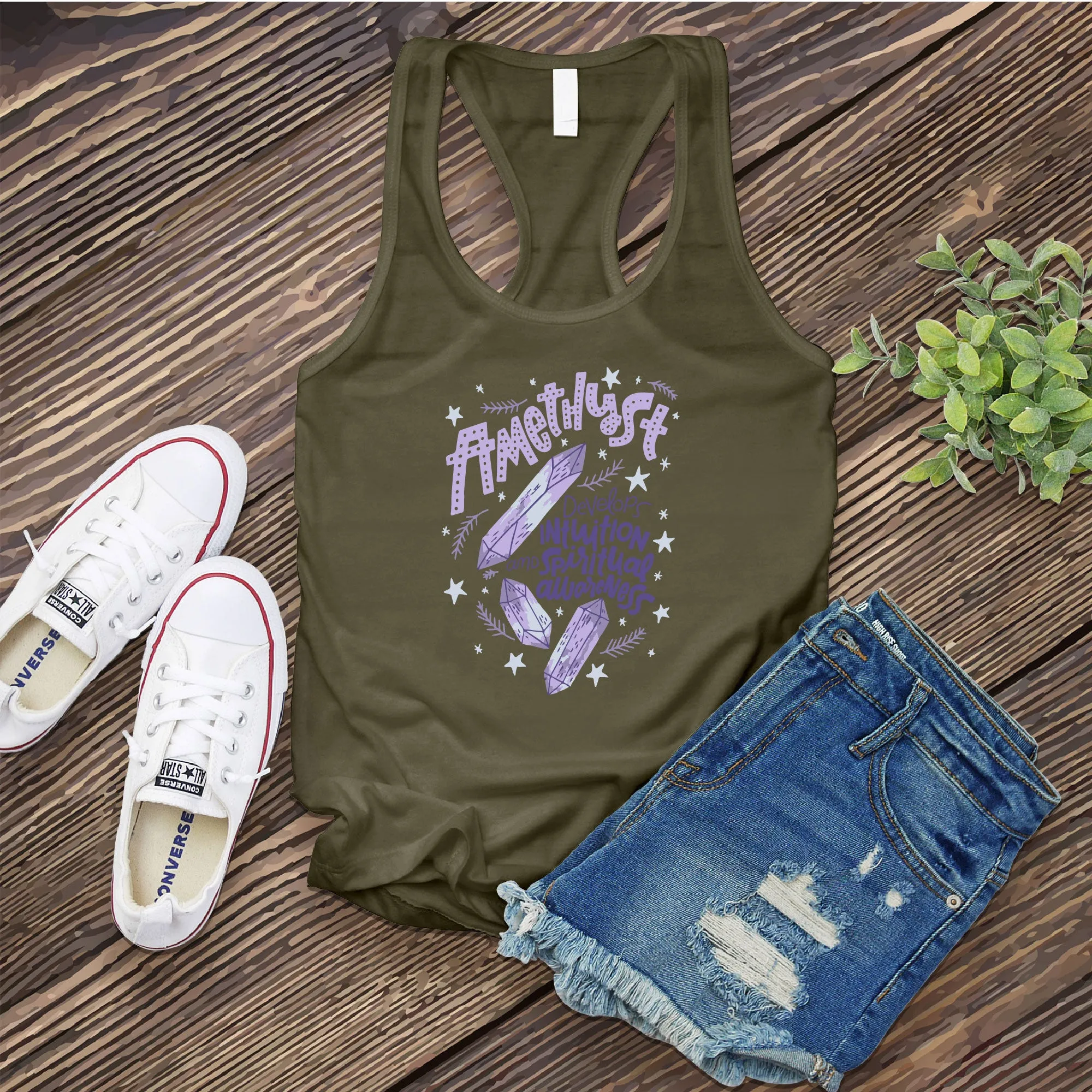 Amethyst Spiritual Awareness Women's Tank Top