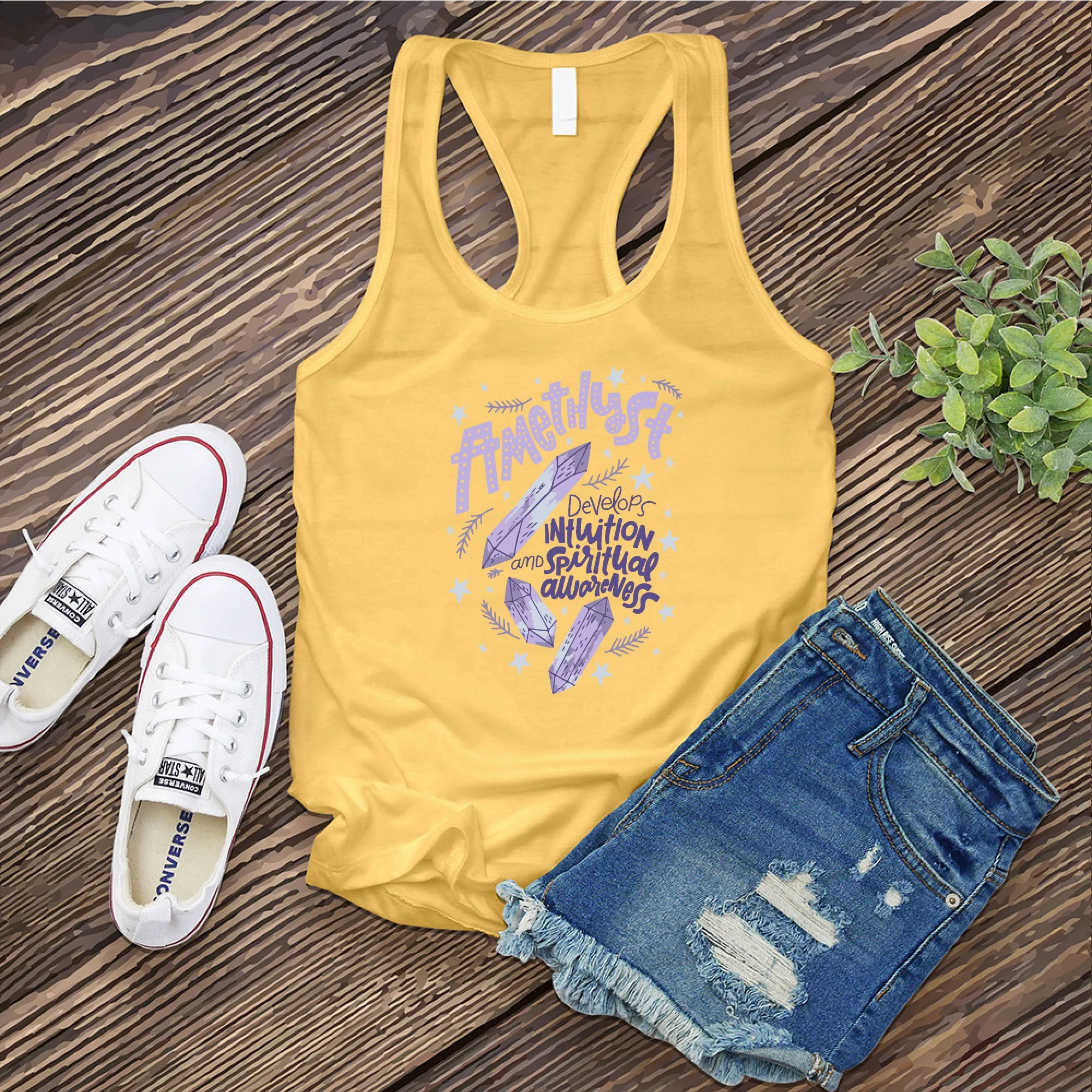 Amethyst Spiritual Awareness Women's Tank Top