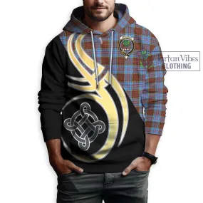 Anderson Modern Tartan Hoodie with Family Crest and Celtic Symbol Style