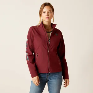 Ariat Women's Tawny Port and Baja New Team Softshell Jacket