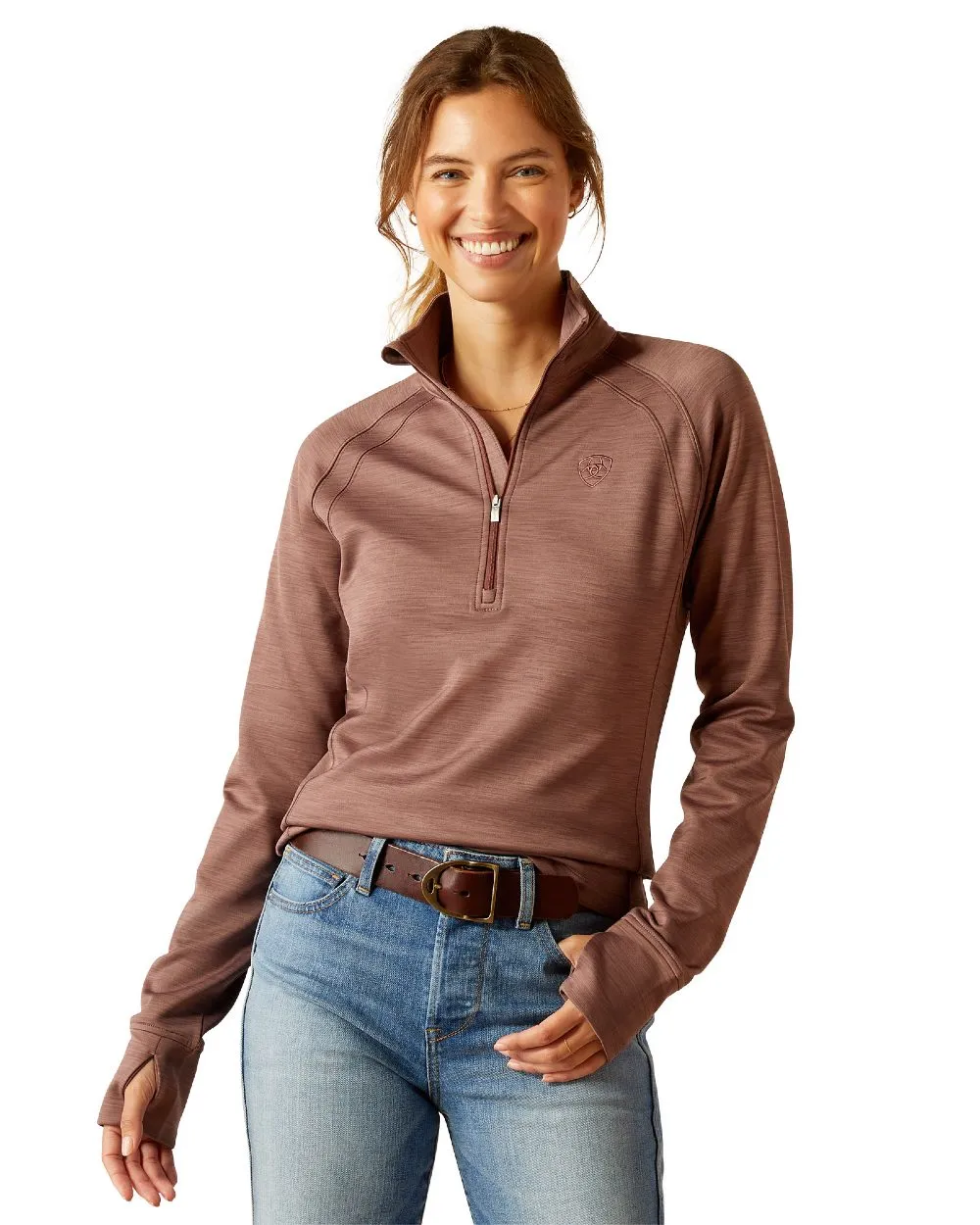 Ariat Womens Tek Team Half Zip Sweatshirt