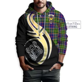 Arnott Tartan Hoodie with Family Crest and Celtic Symbol Style