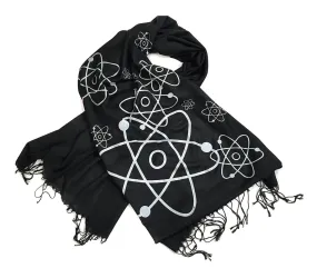 Atom Scarf. Linen Weave Pashmina