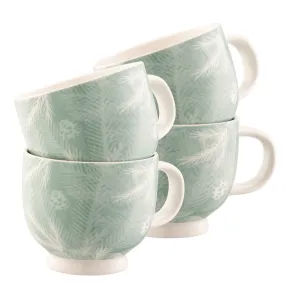 Belleek Living Winter Spruce 4 Piece Mug Set