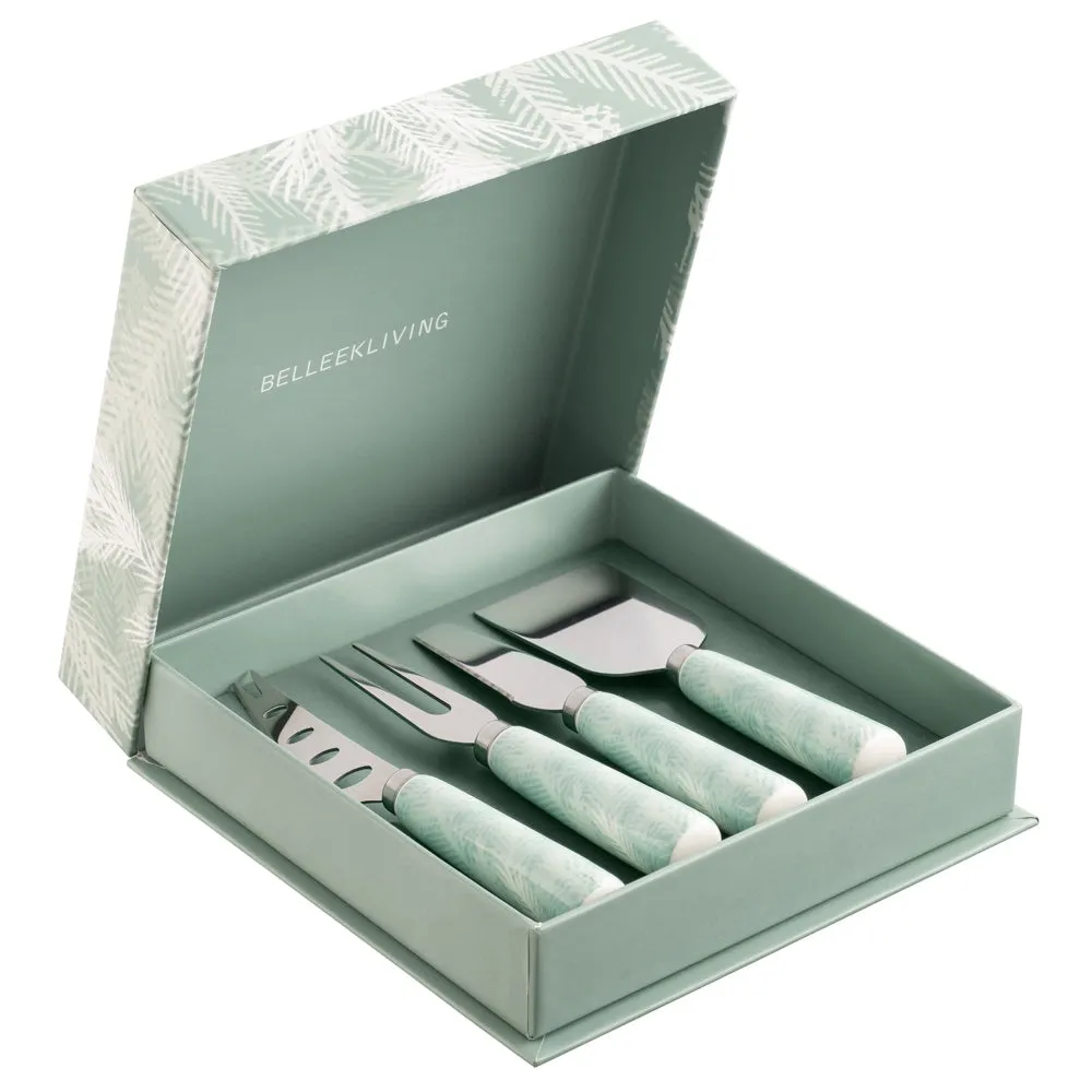 Belleek Living Winter Spruce Cheese Knife Set