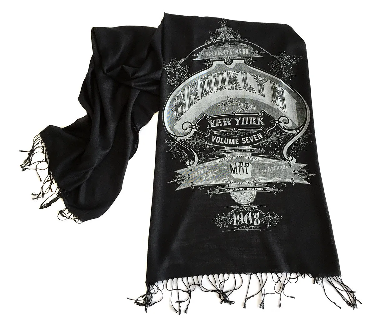 Brooklyn Scarf. New York City Linen-Weave Pashmina