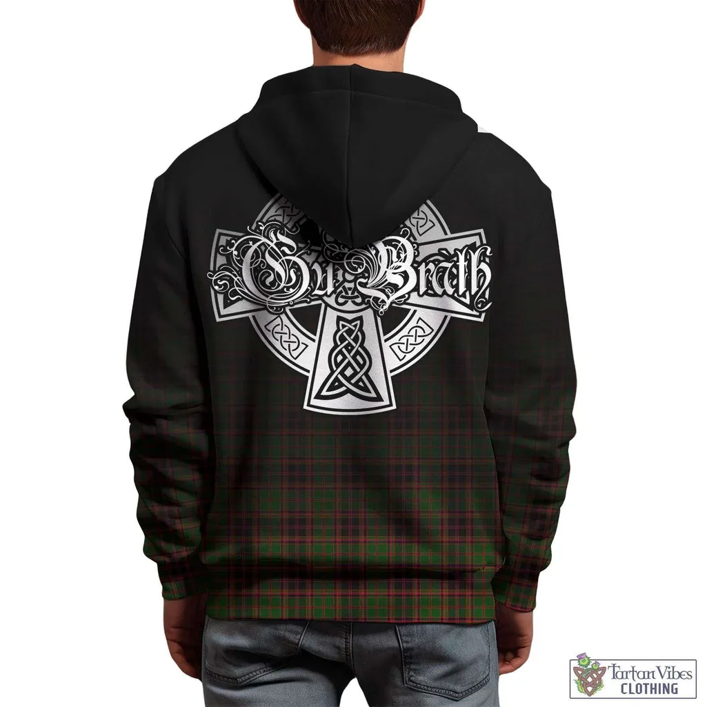 Buchan Tartan Hoodie Featuring Alba Gu Brath Family Crest Celtic Inspired