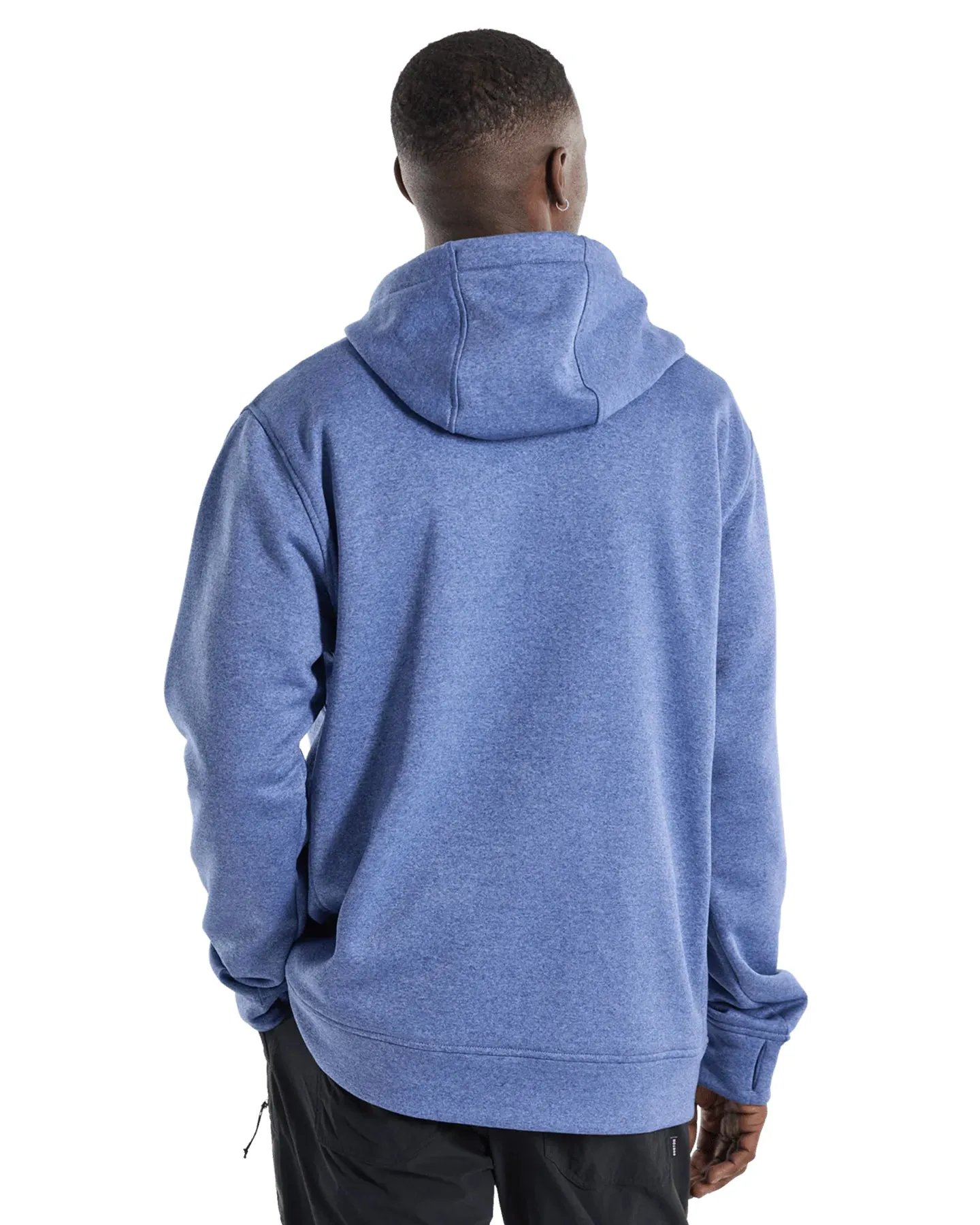 Burton Men's Oak Pullover Hoodie - Slate Blue Heather