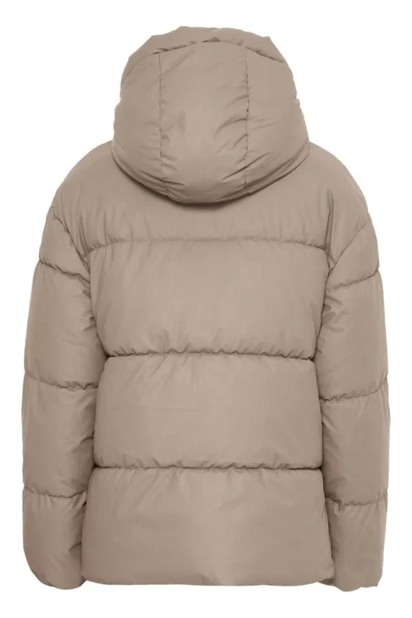 b.young Byazua Puffer Jacket Walnut