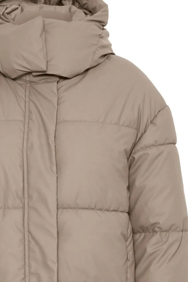 b.young Byazua Puffer Jacket Walnut