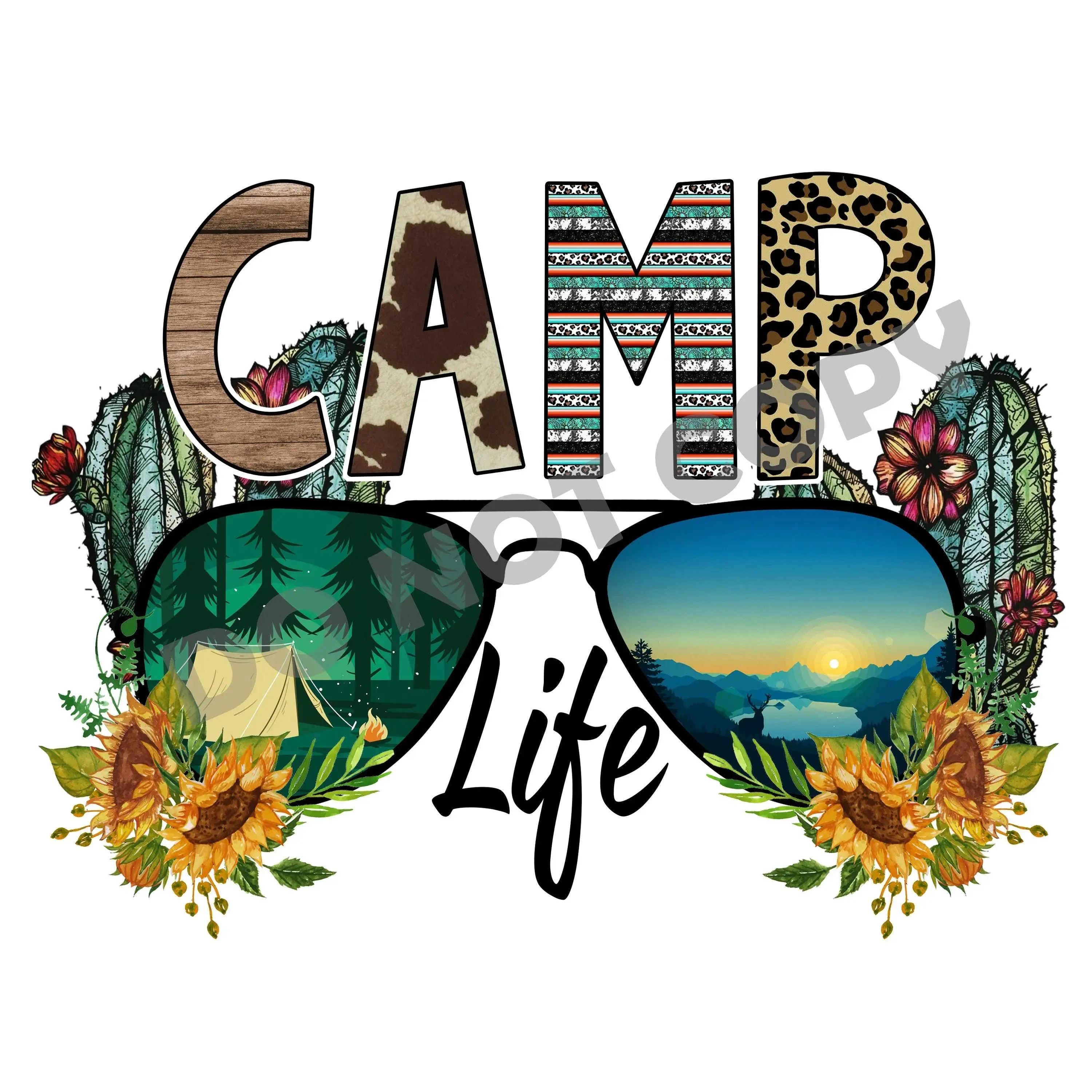 Camp Life Camping - DTF Transfer