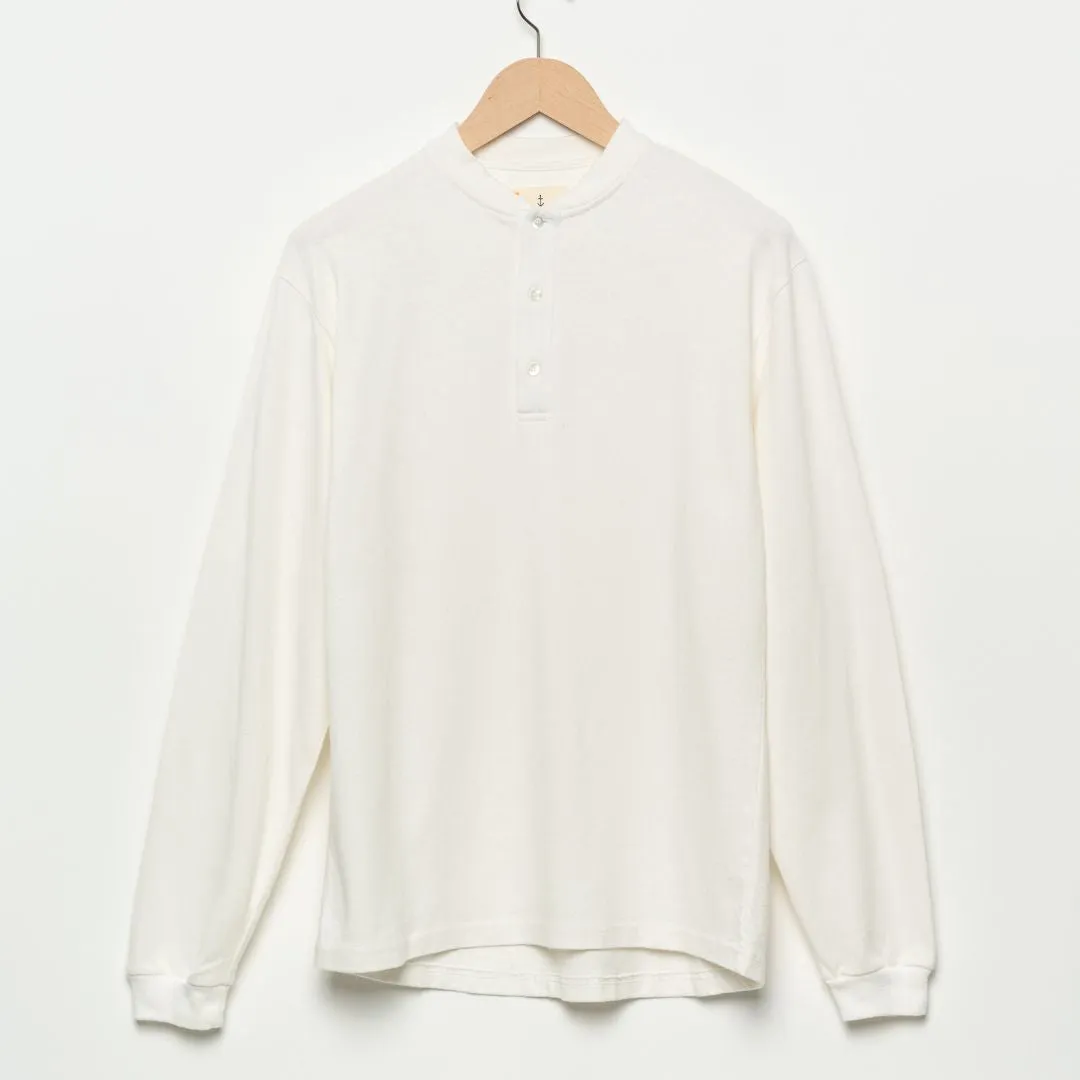 Carneiro Long Sleeve Henley (Off White)