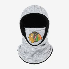 Chicago Blackhawks Heather Grey Big Logo Hooded Gaiter