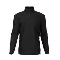 *Clearance*  - Functional 1/4 Zip Midlayer Junior Black