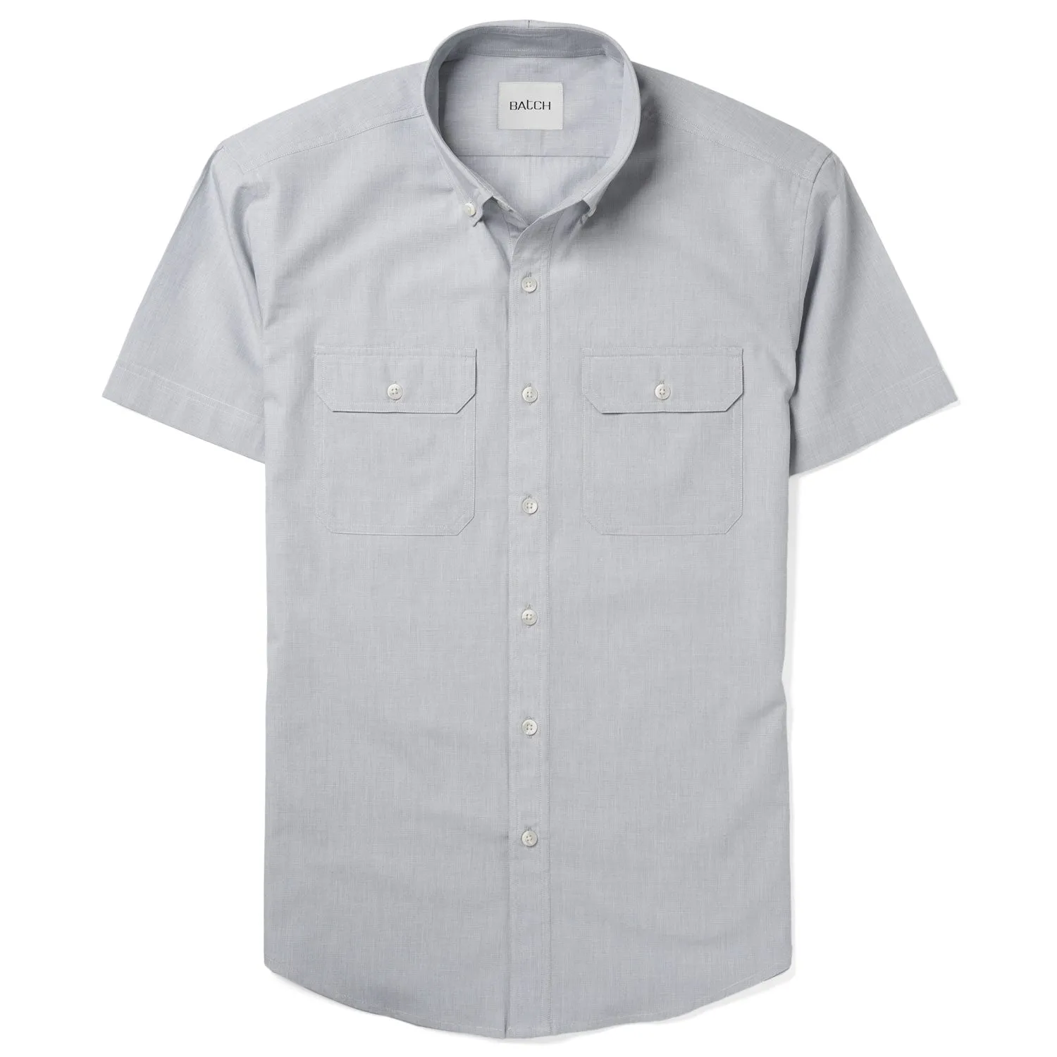 Constructor Short Sleeve Utility Shirt –  Aluminum Gray End-on-end