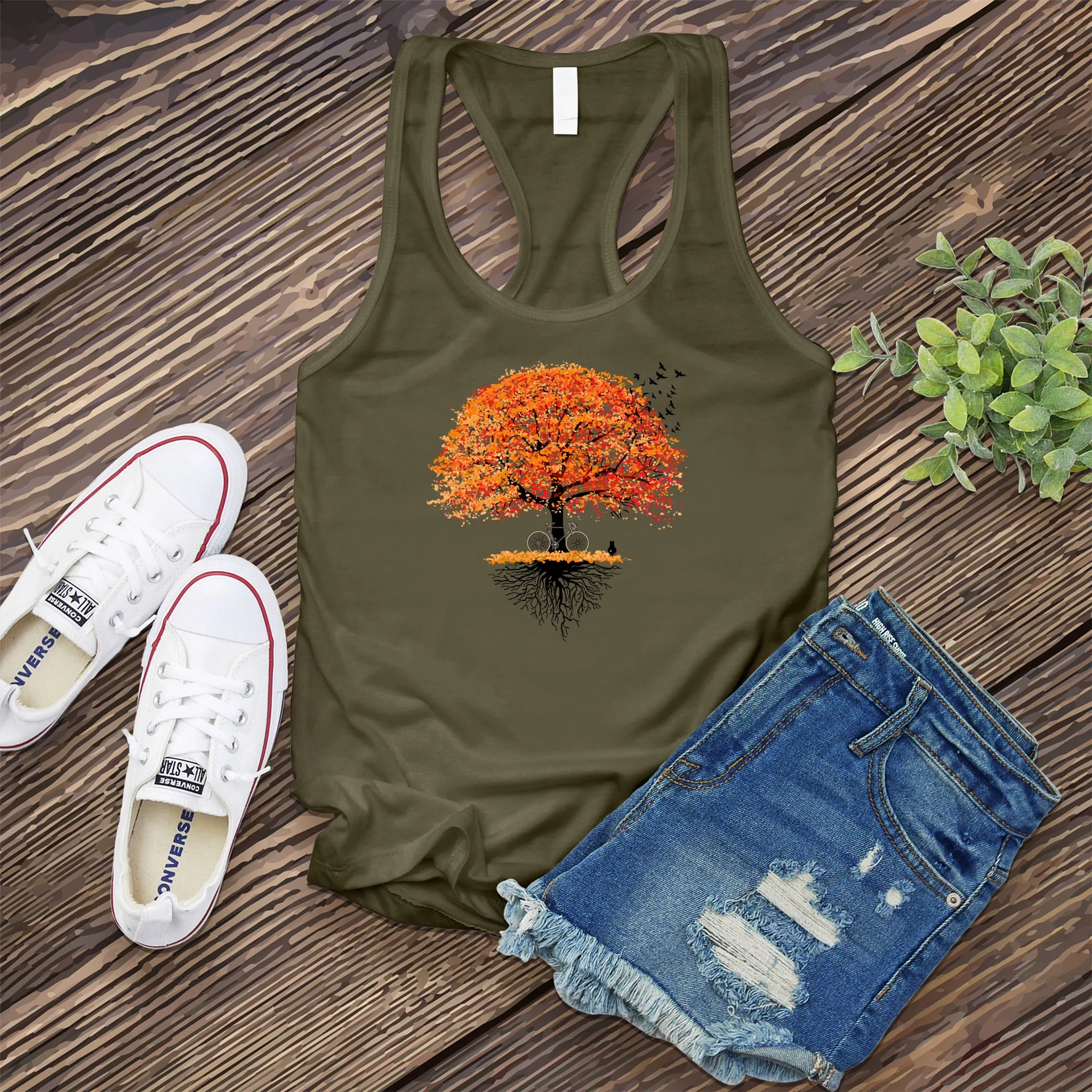 Cosmic Maple Women's Tank Top