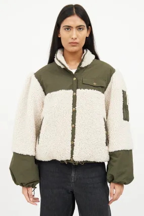 Cream & Green Aitana Sherpa Jacket