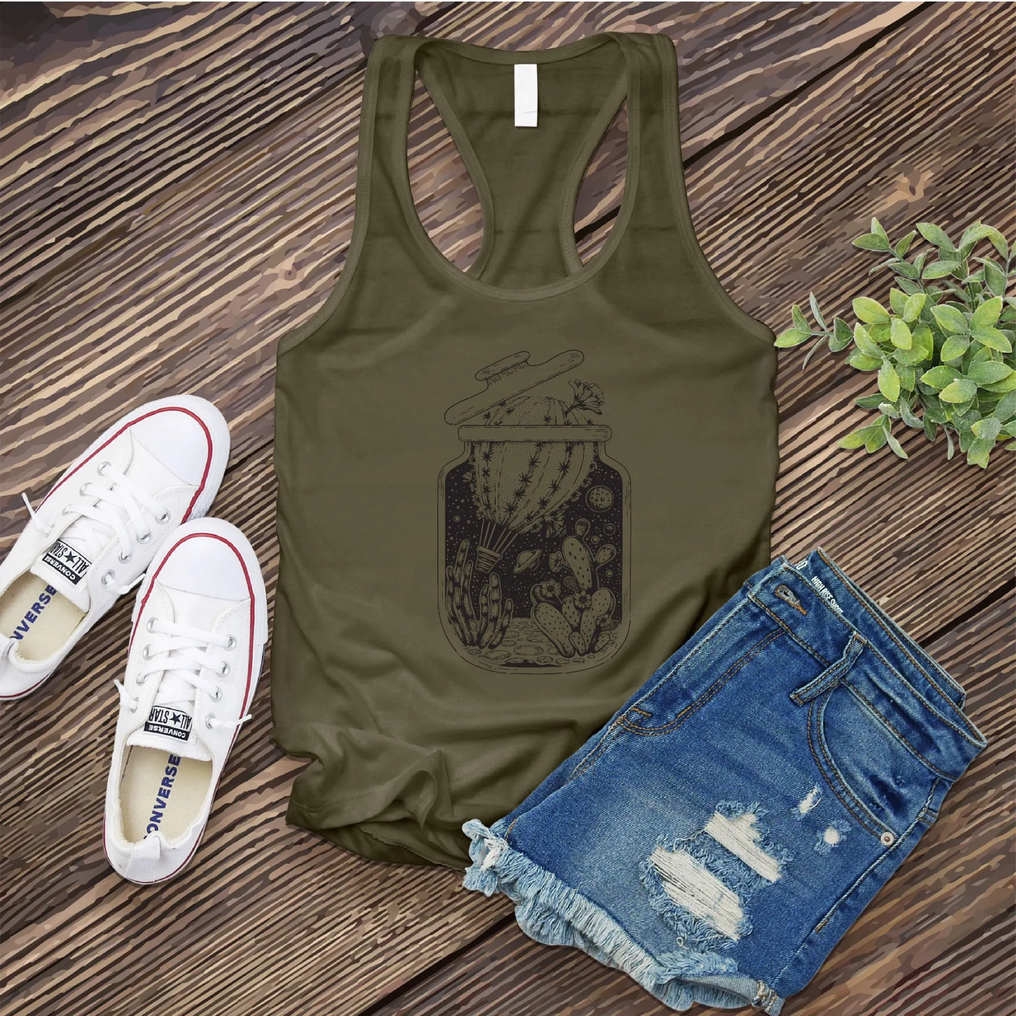 Desert Solar System Jar Women's Tank Top