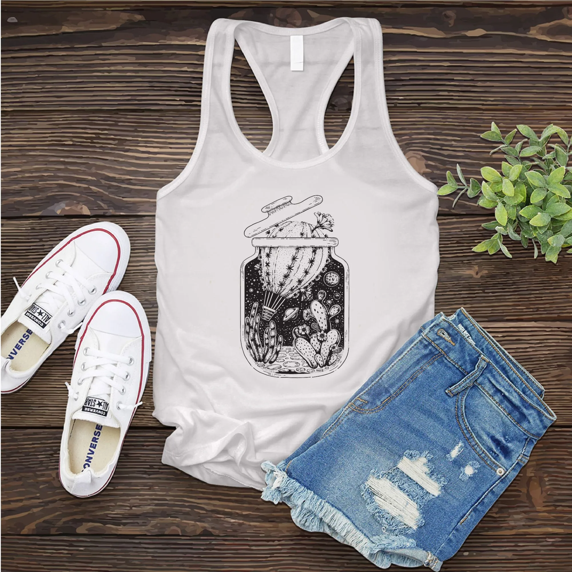 Desert Solar System Jar Women's Tank Top