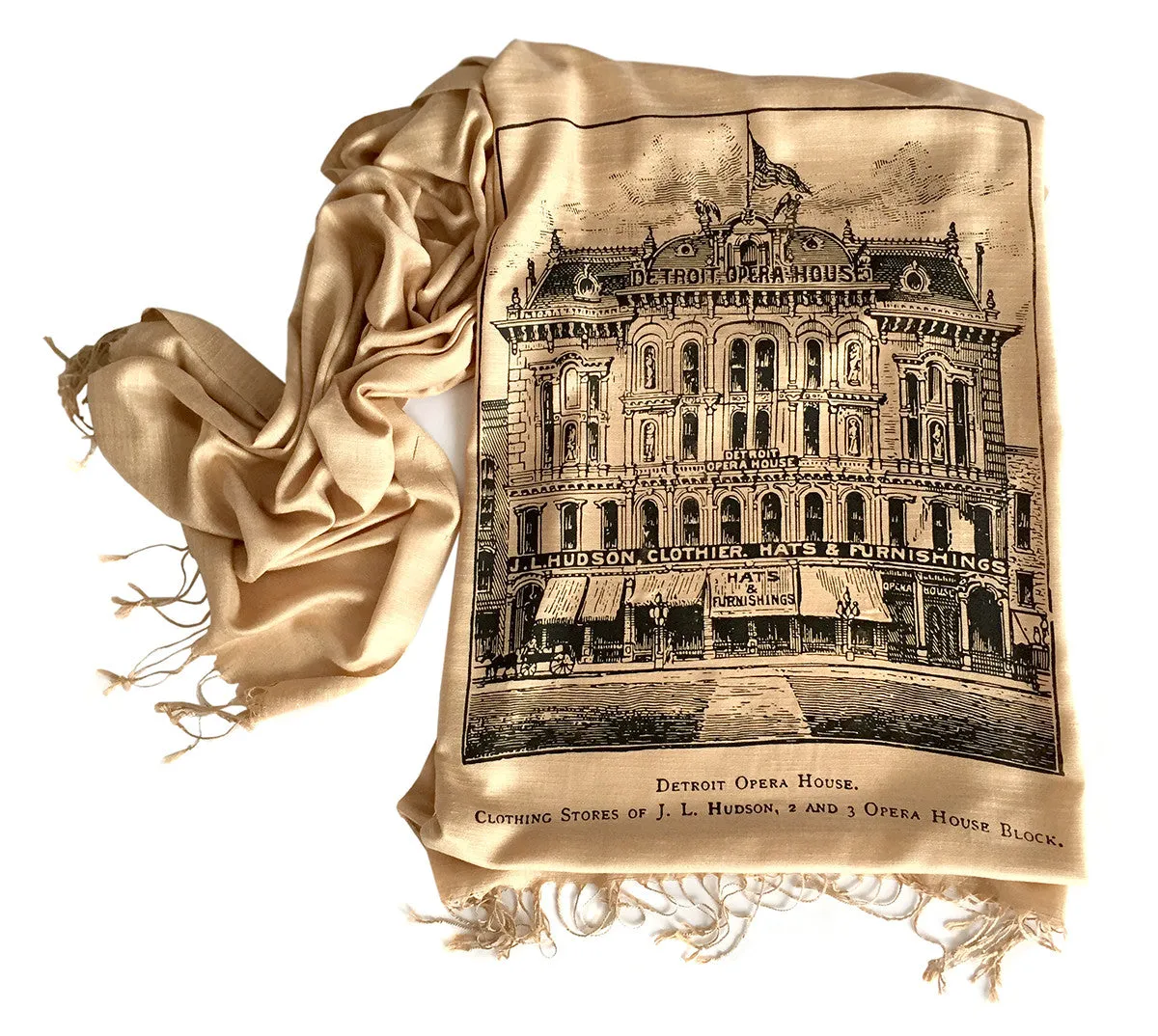 Detroit Opera House & Hudson's Bamboo Pashmina