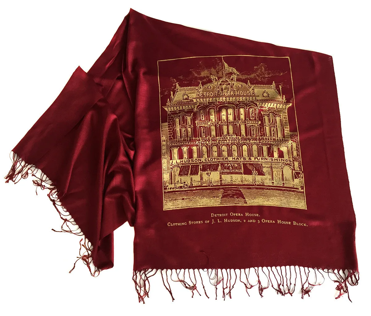 Detroit Opera House & Hudson's Bamboo Pashmina