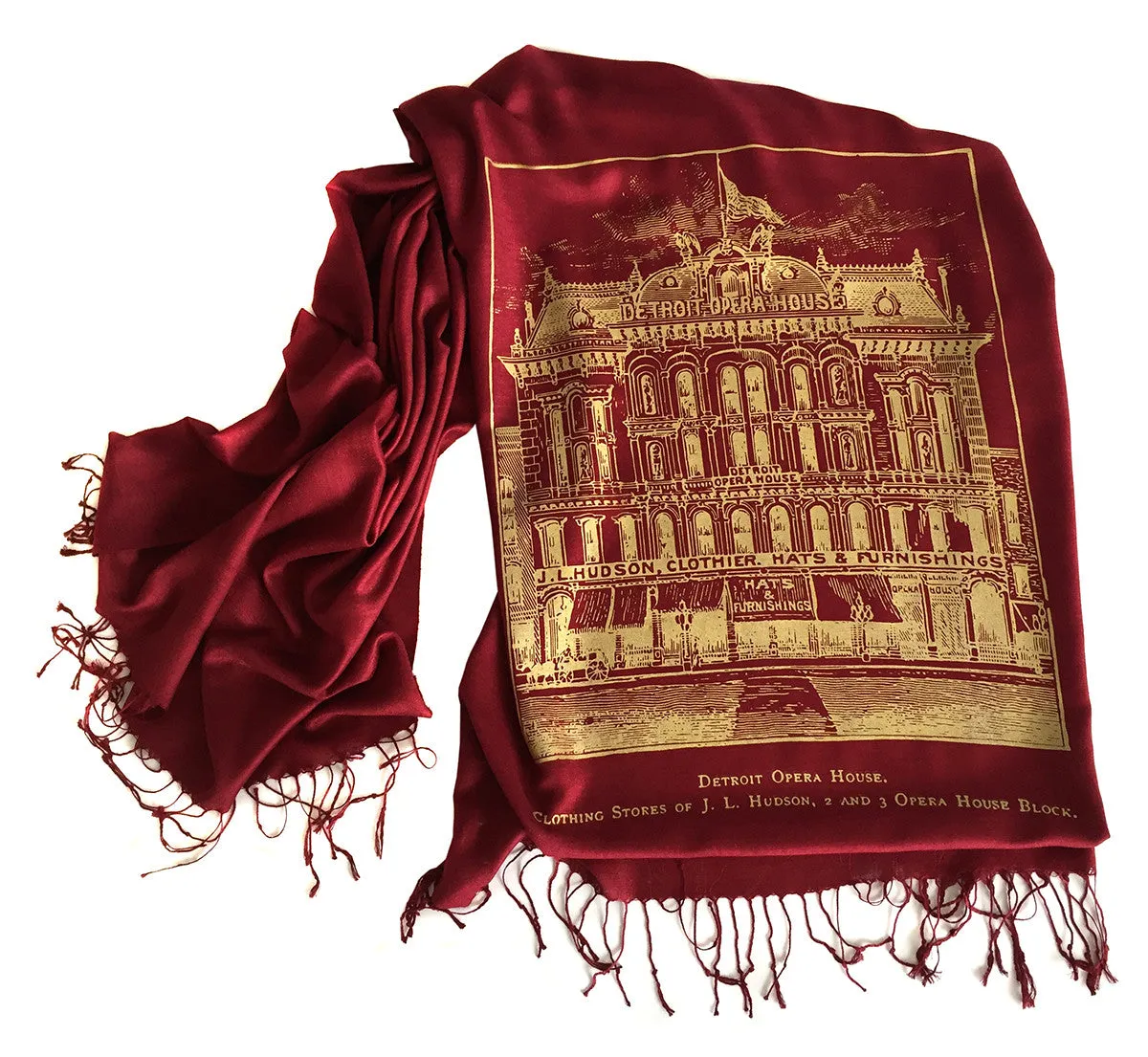 Detroit Opera House & Hudson's Bamboo Pashmina