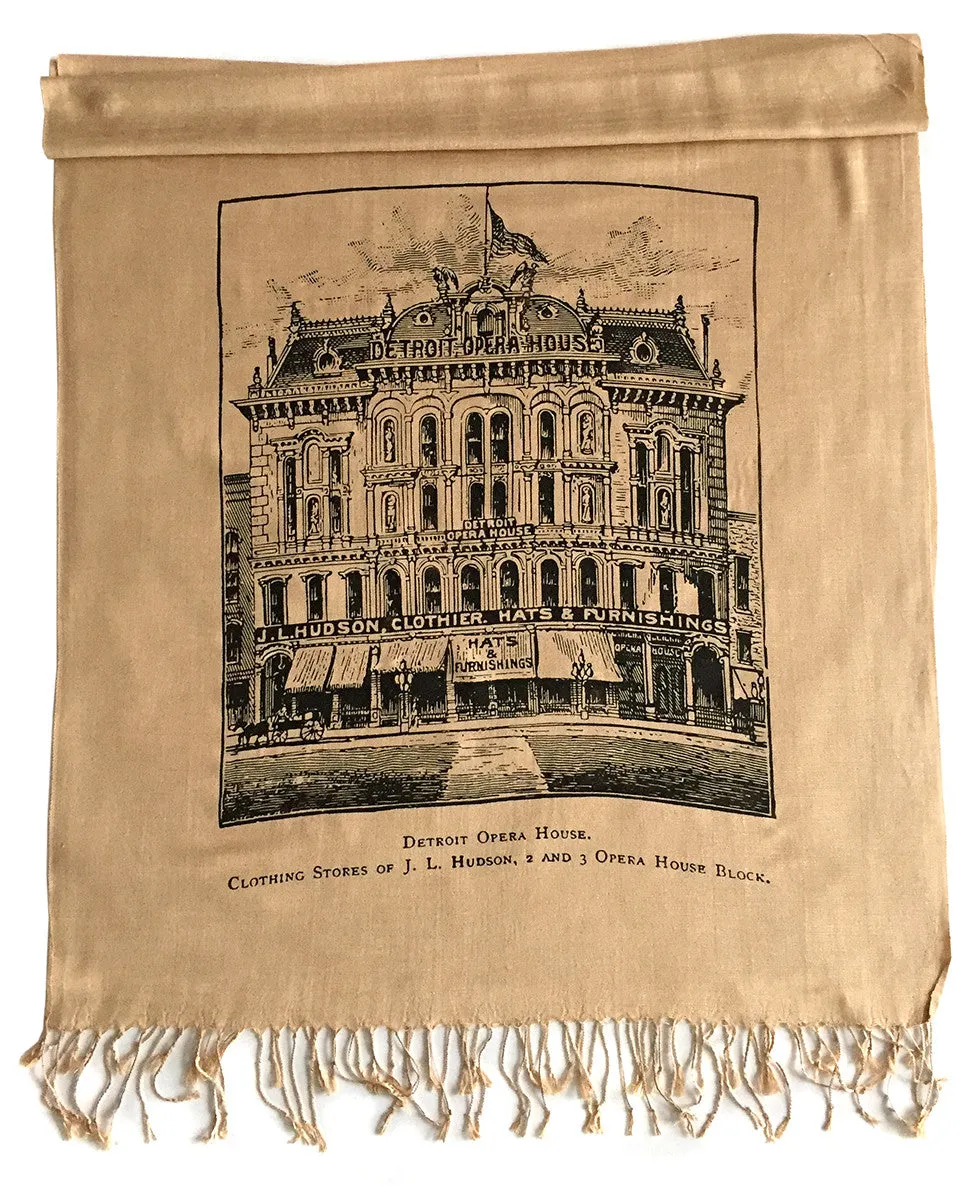 Detroit Opera House & Hudson's Bamboo Pashmina