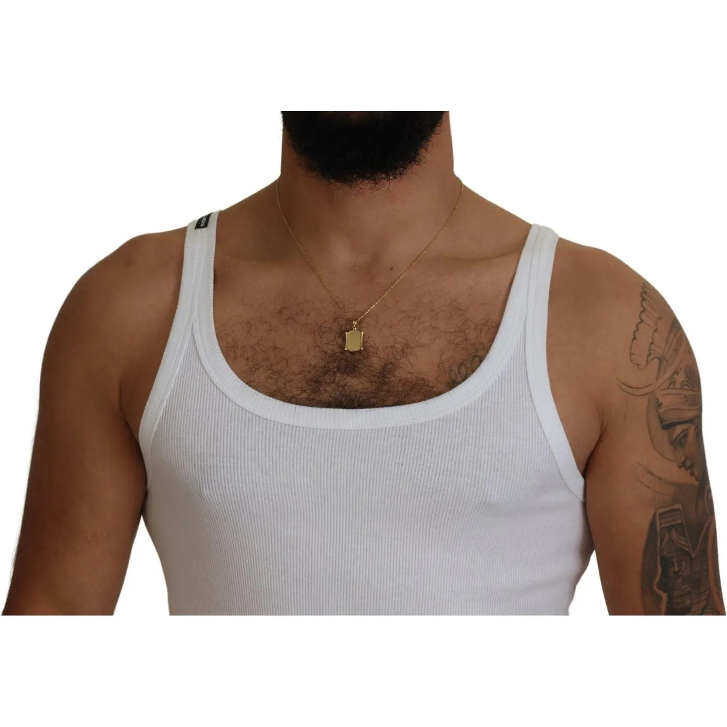 Dolce & Gabbana Elegant White Sleeveless Tank T-Shirt