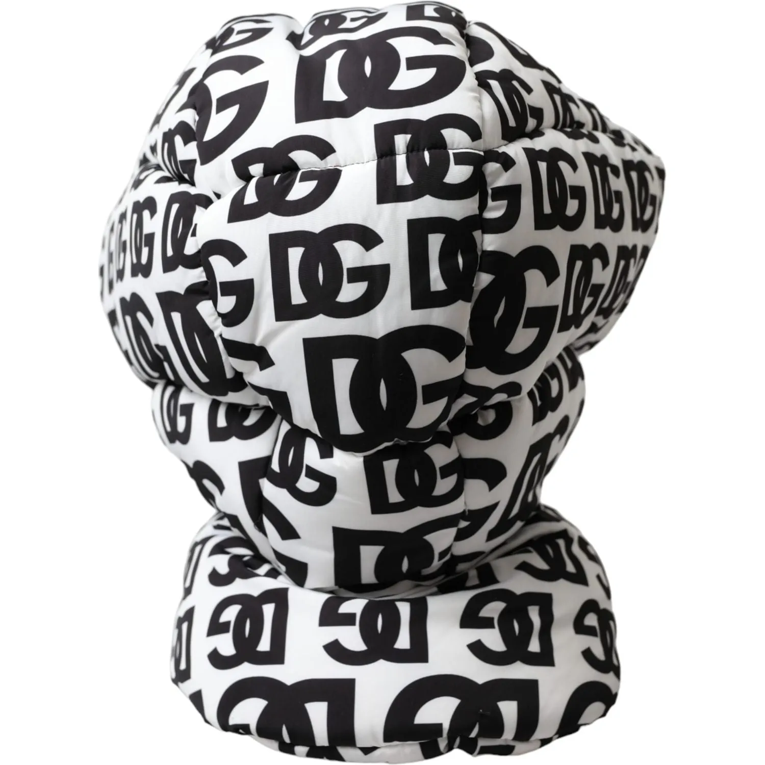 Dolce & Gabbana White Logo Whole Head Wrap Hat Men