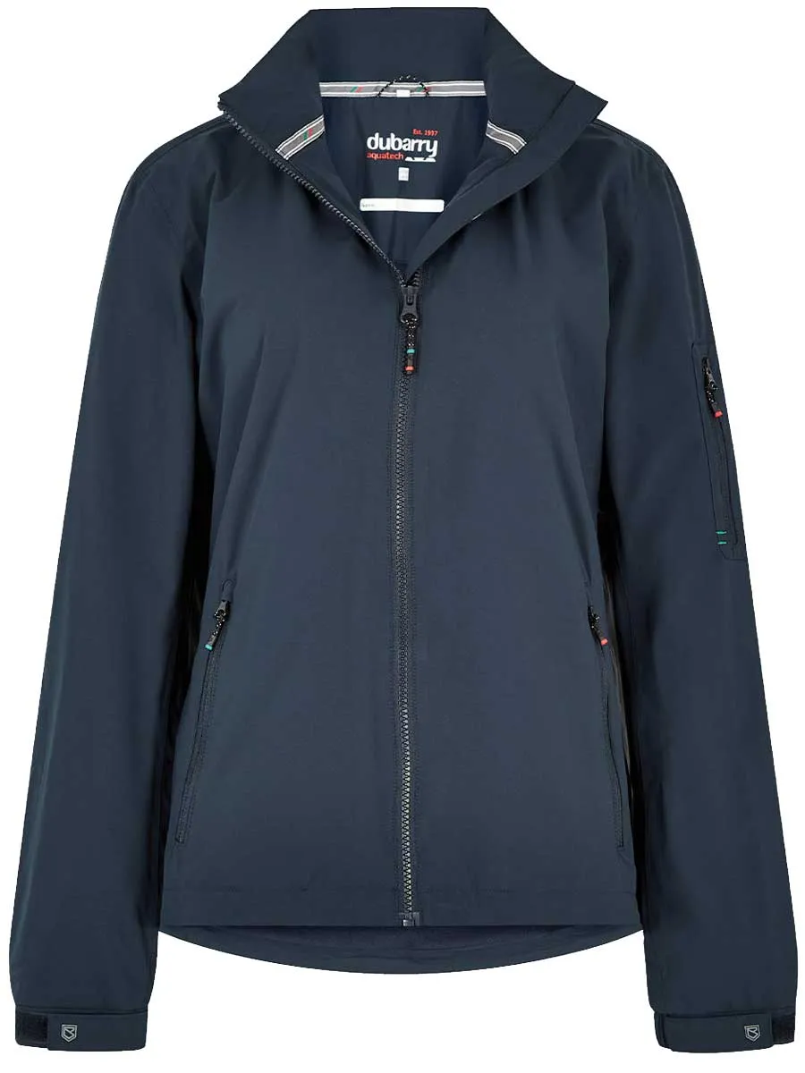 DUBARRY Livorno Womens Fleece-Lined Crew Jacket - Navy