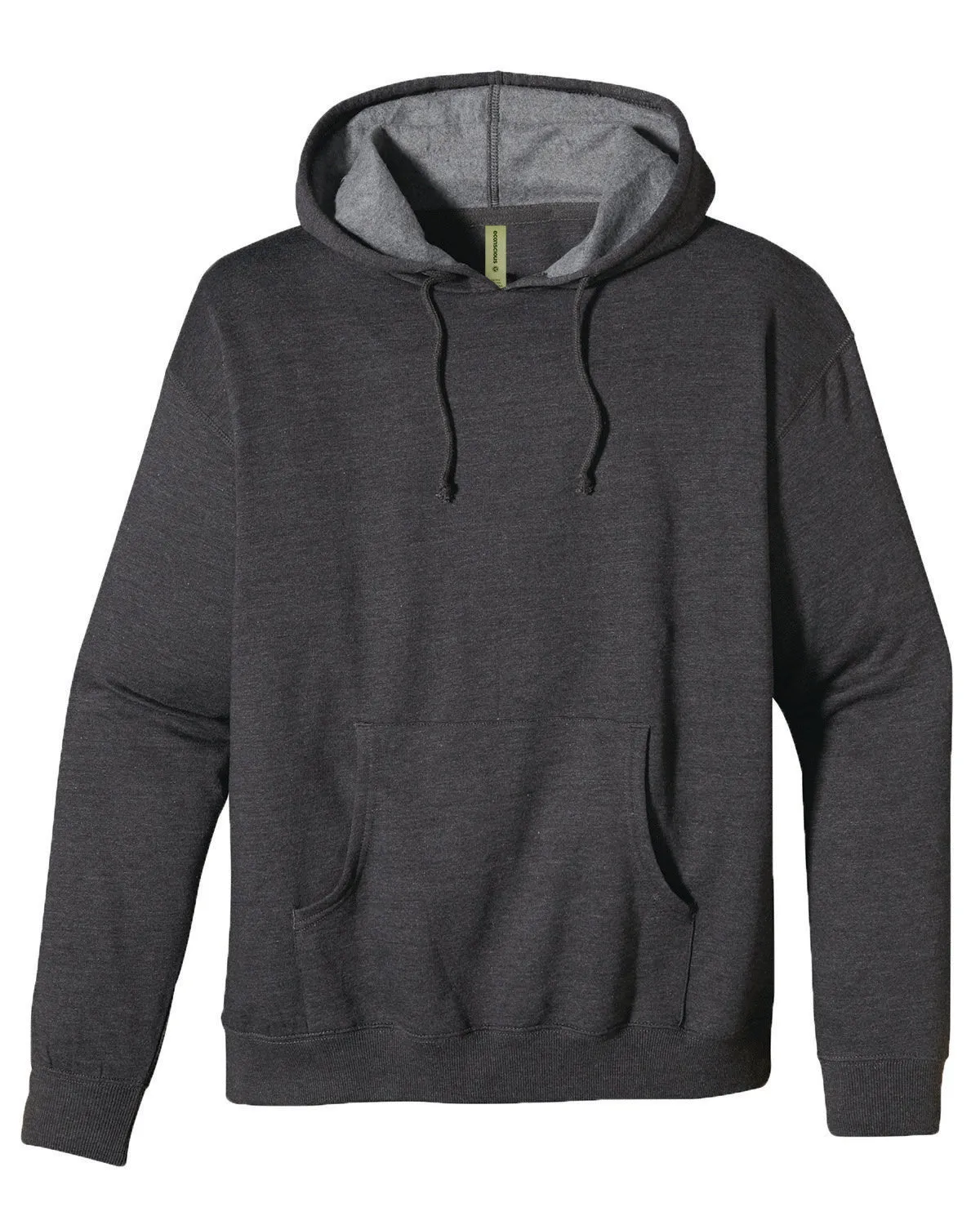 econscious Unisex Heathered Fleece Pullover Hooded Sweatshirt