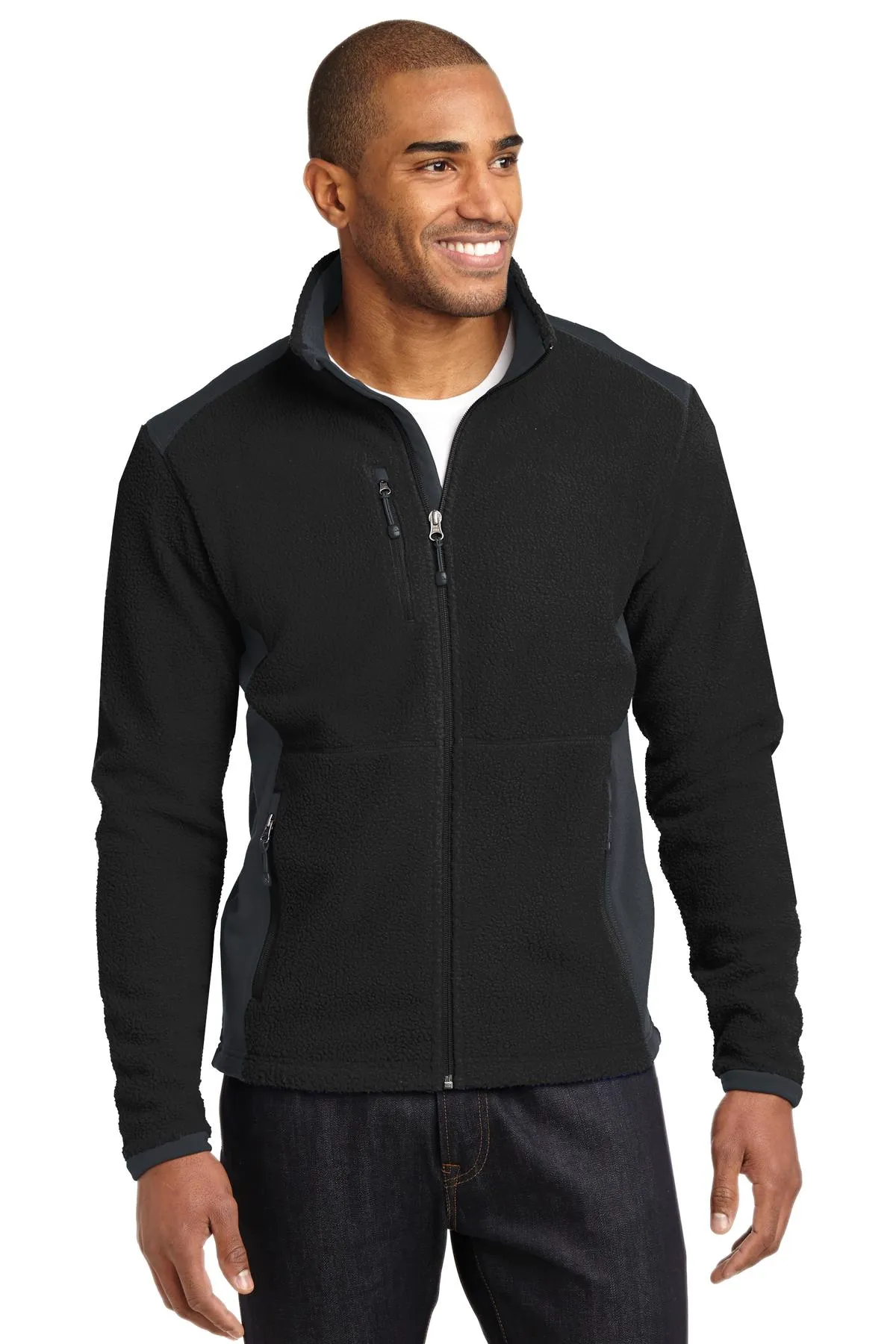 Eddie Bauer Men's Full-Zip Sherpa Fleece Jacket. EB232