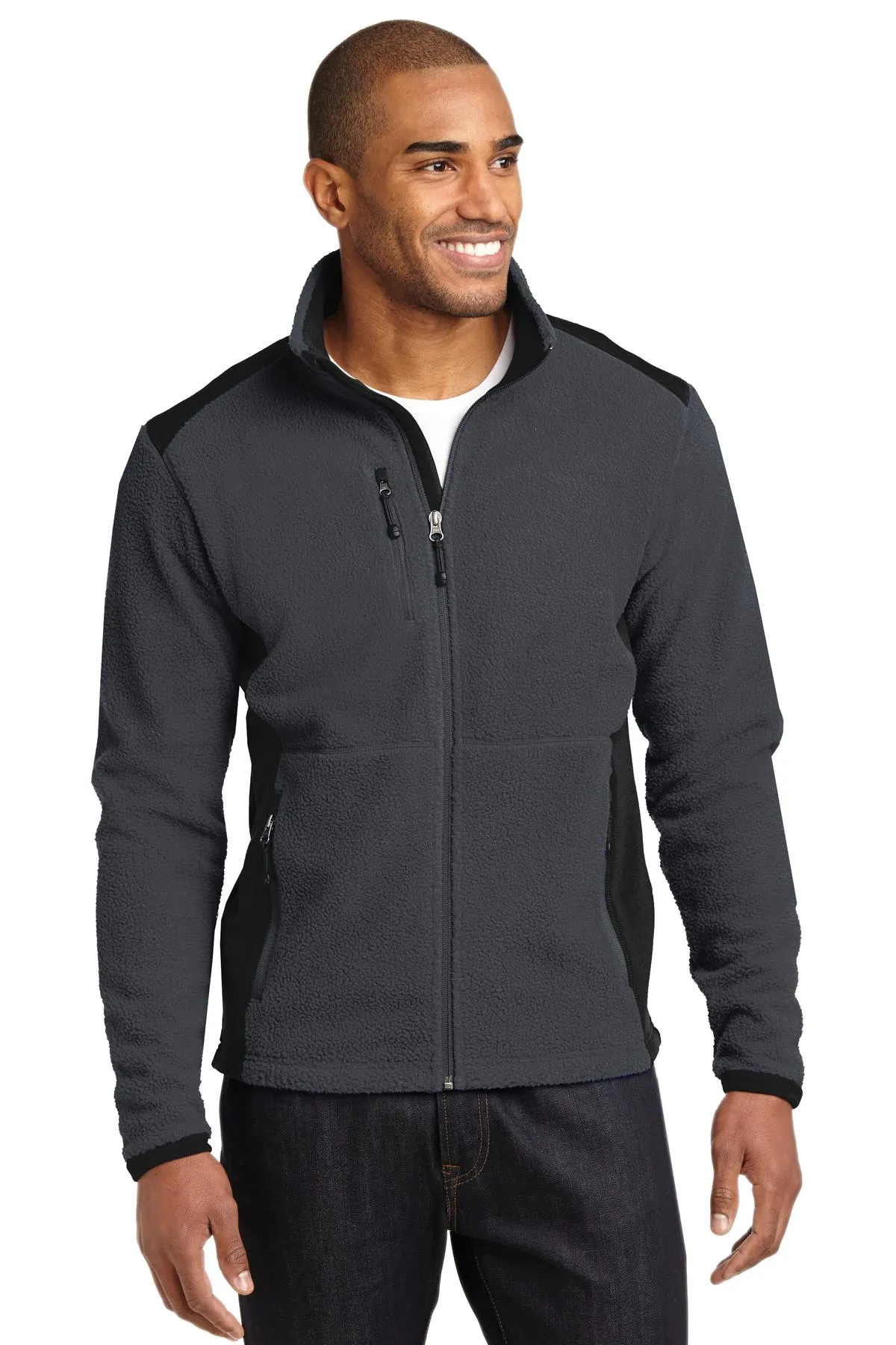 Eddie Bauer Men's Full-Zip Sherpa Fleece Jacket. EB232