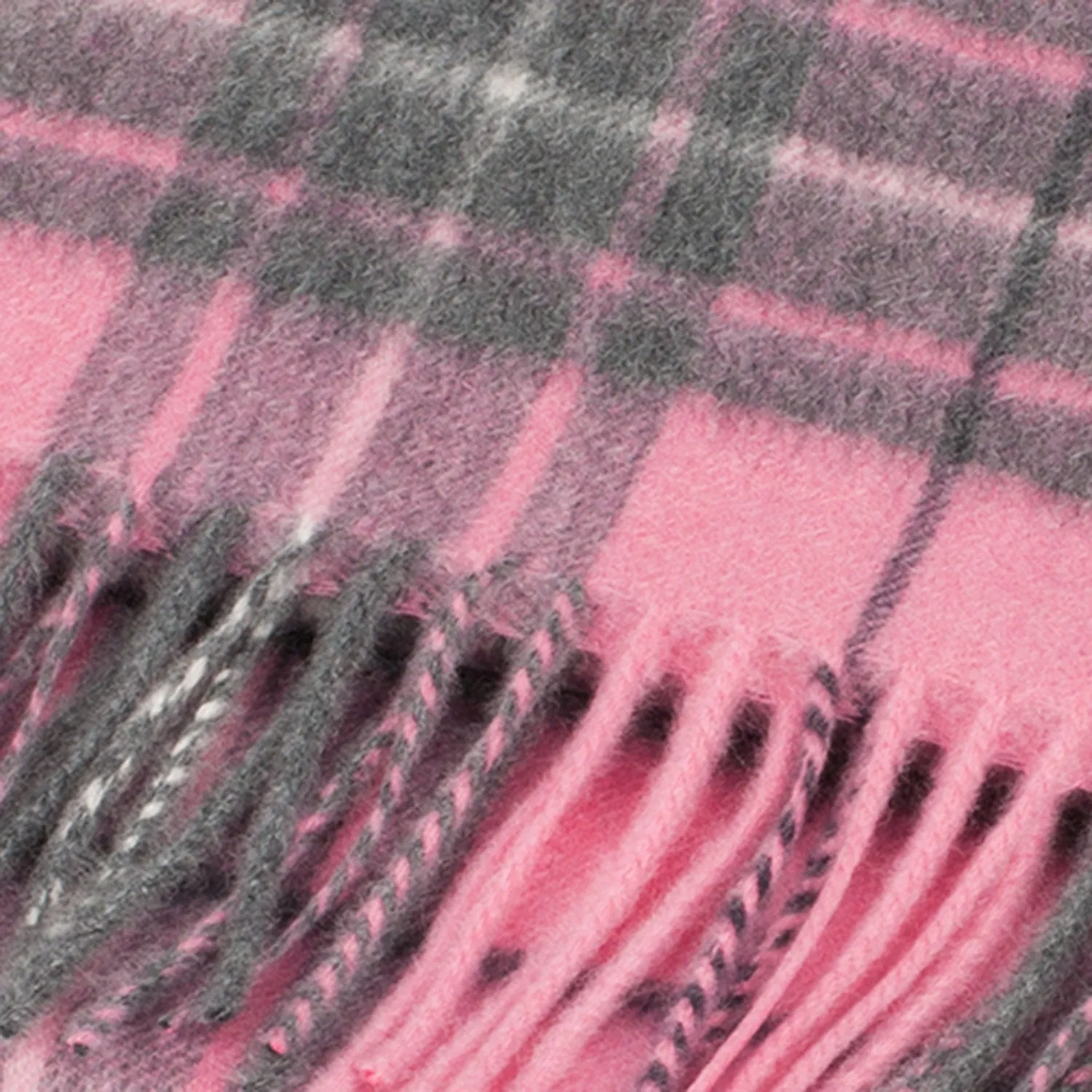 Edinburgh Cashmere Scarf  Gresham/Pink-Derby