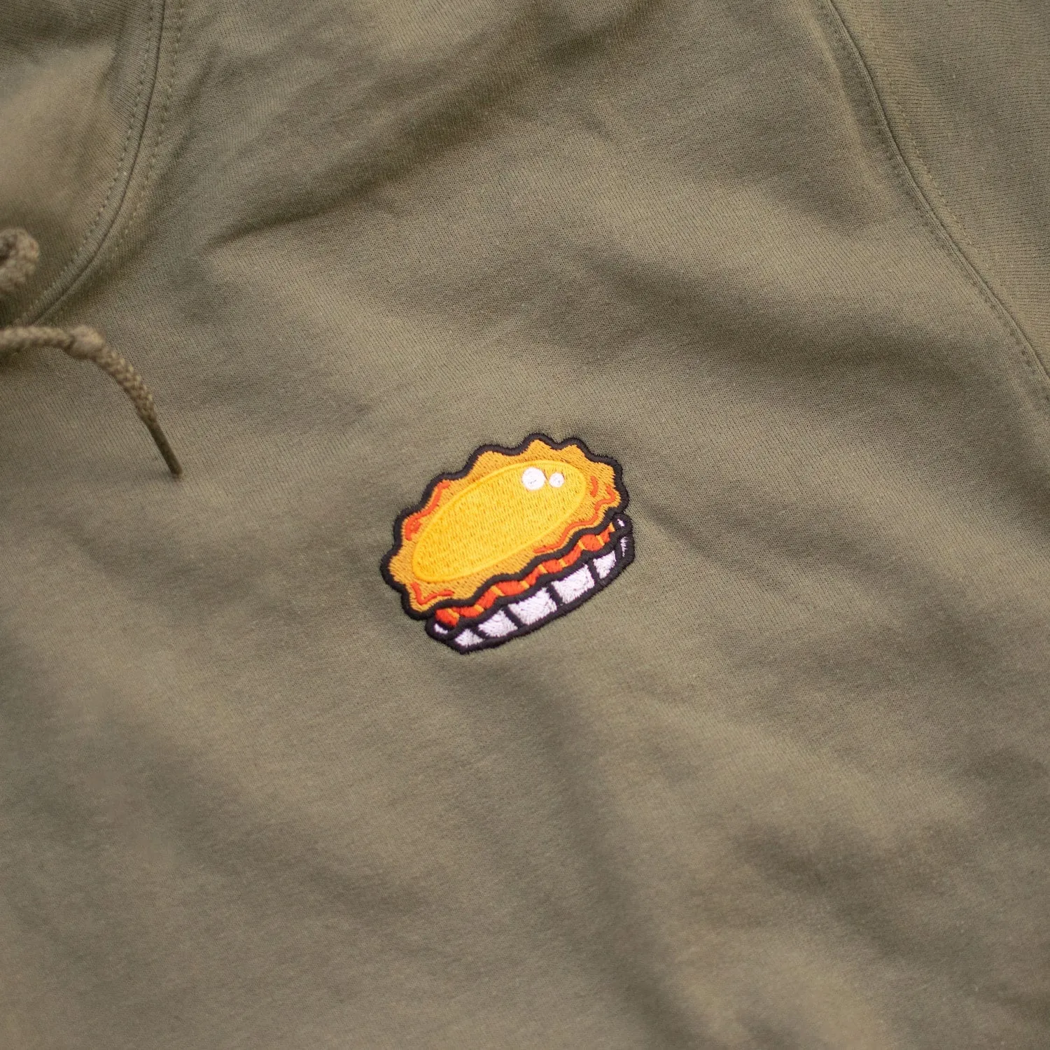 Egg Tart Embroidered Hoodie