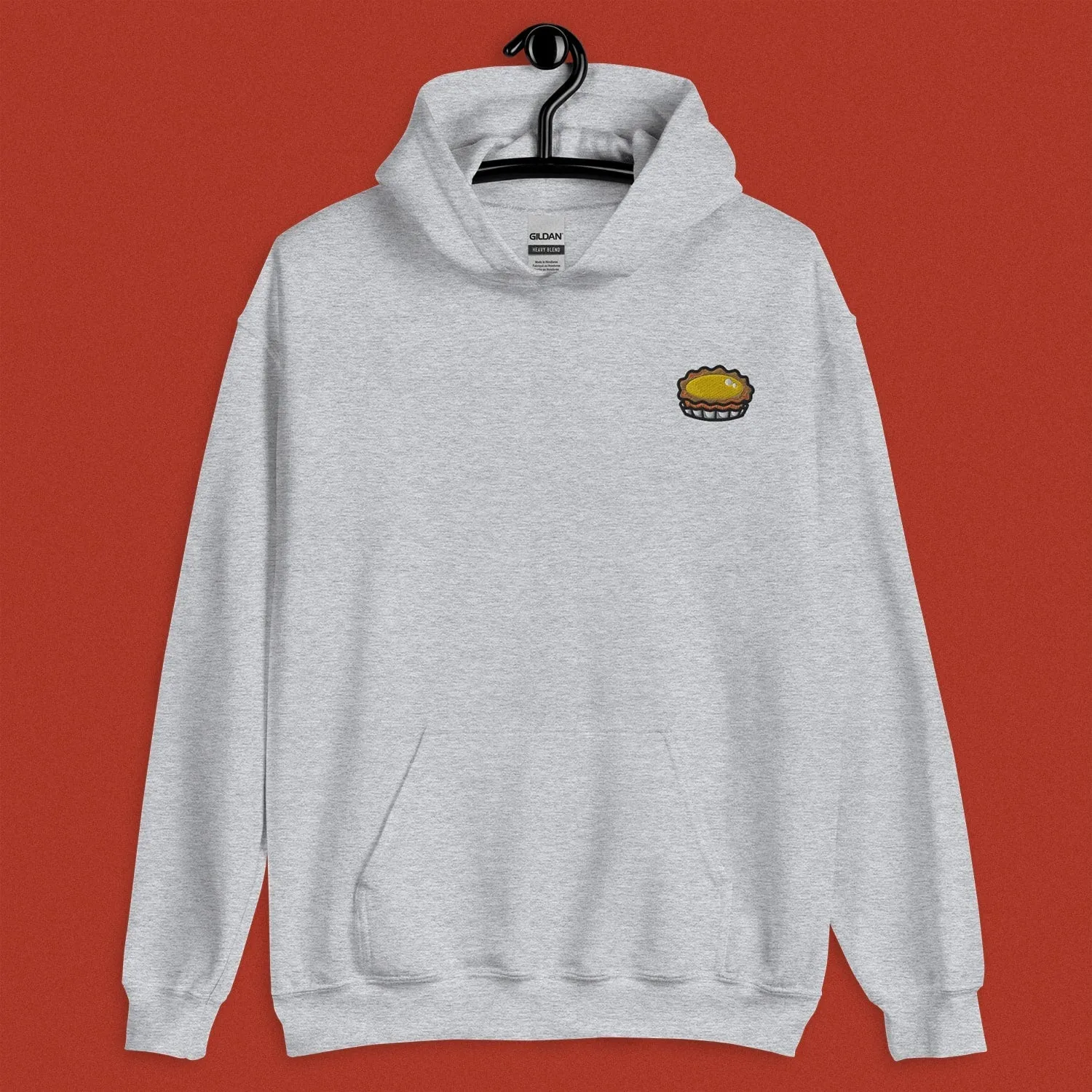 Egg Tart Embroidered Hoodie