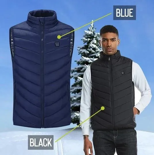 Electric Heated Vest Men Women Heating Waistcoat Thermal Warm Clothing Usb Heated Outdoor Vest Winter Heated Jacket