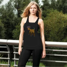 Elkwok Women's Loose Racerback Tank Top