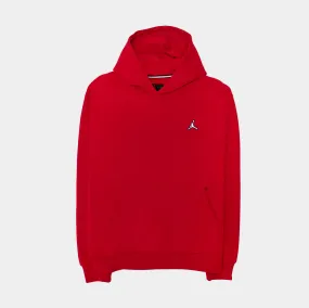 Essentials Fleece Pullover Hoodie Mens Hoodie (Red)