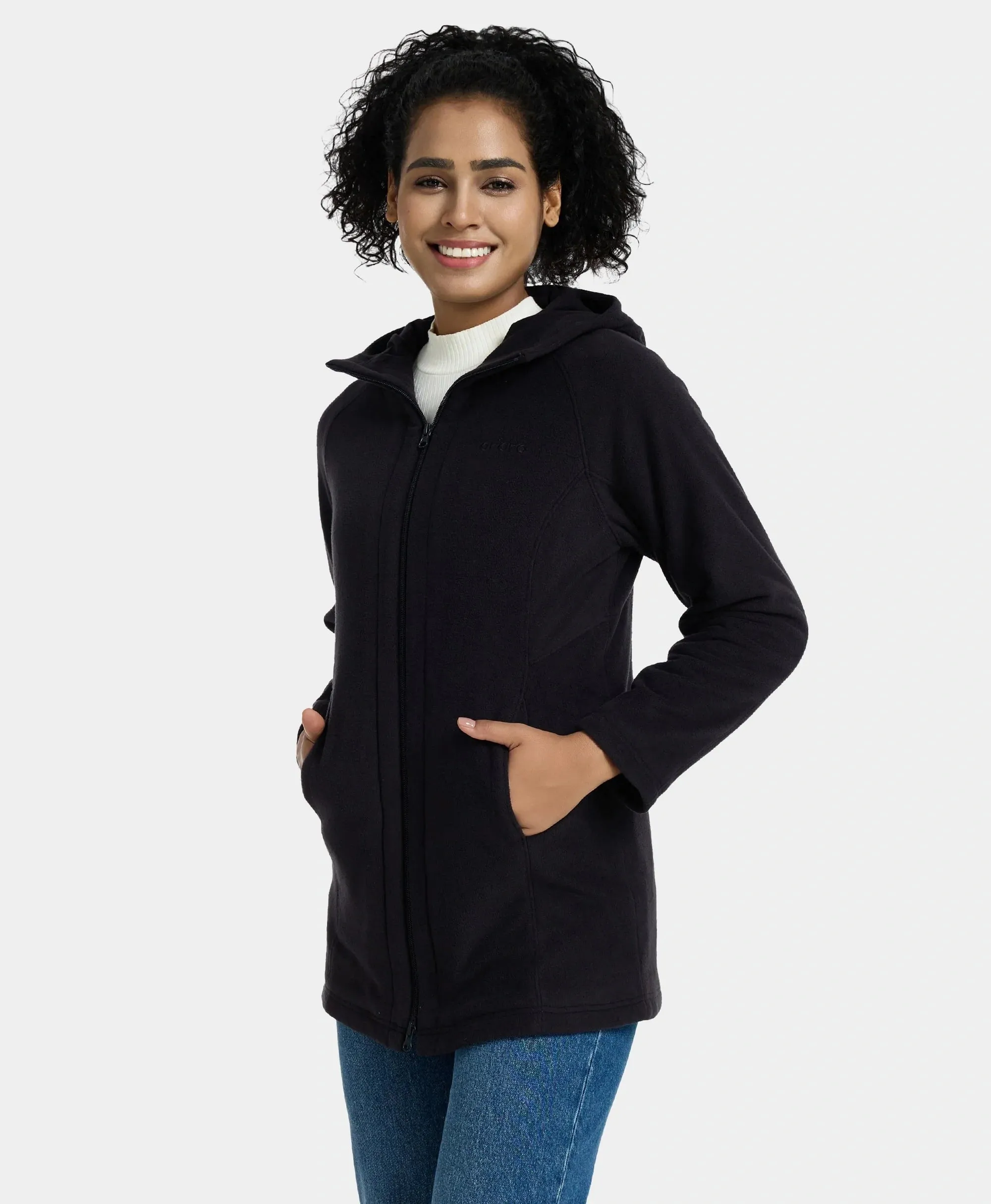 Felicity Women's Heated Fleece Hoodie Jacket