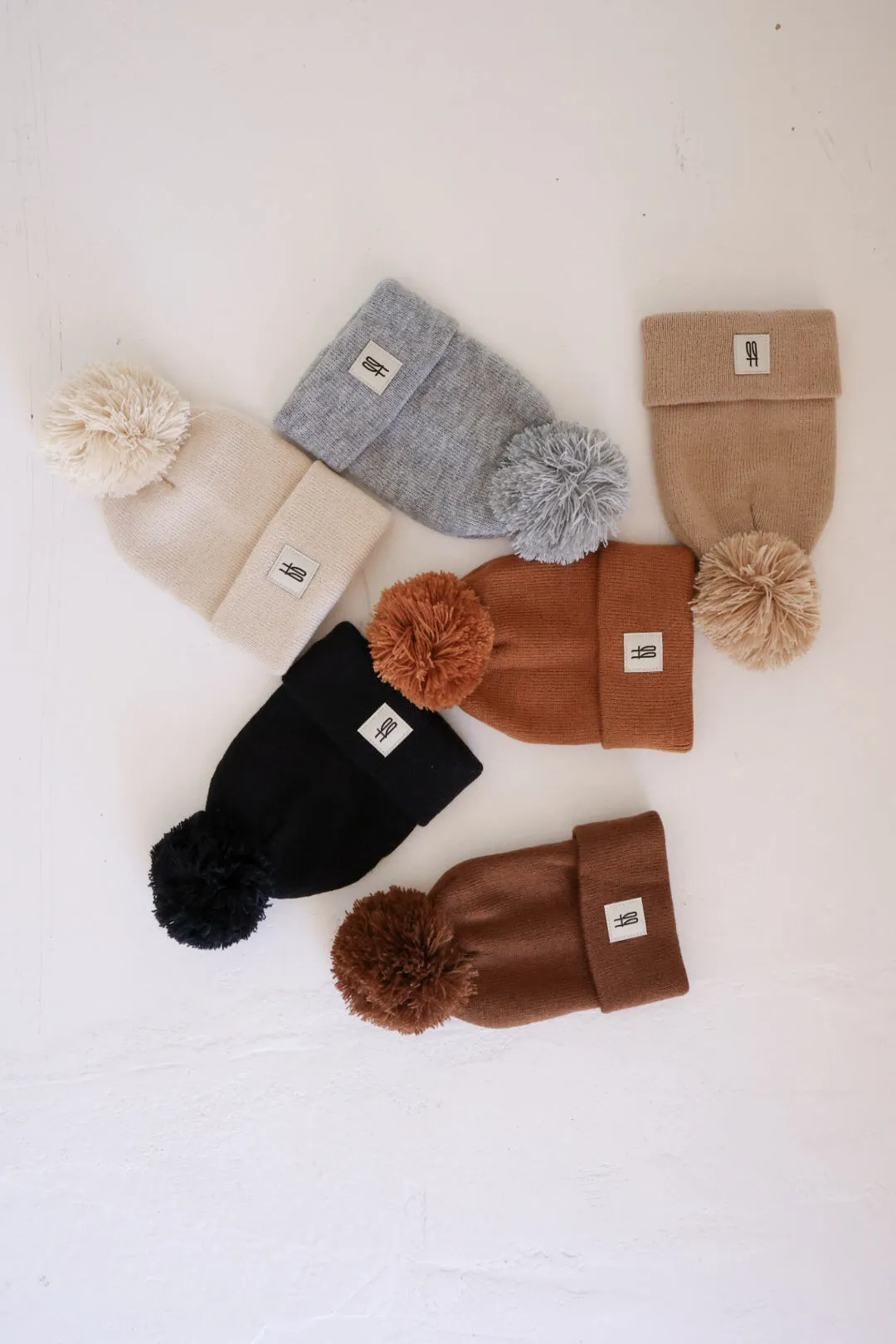 ff Knit Pom Top Beanie | Taupe