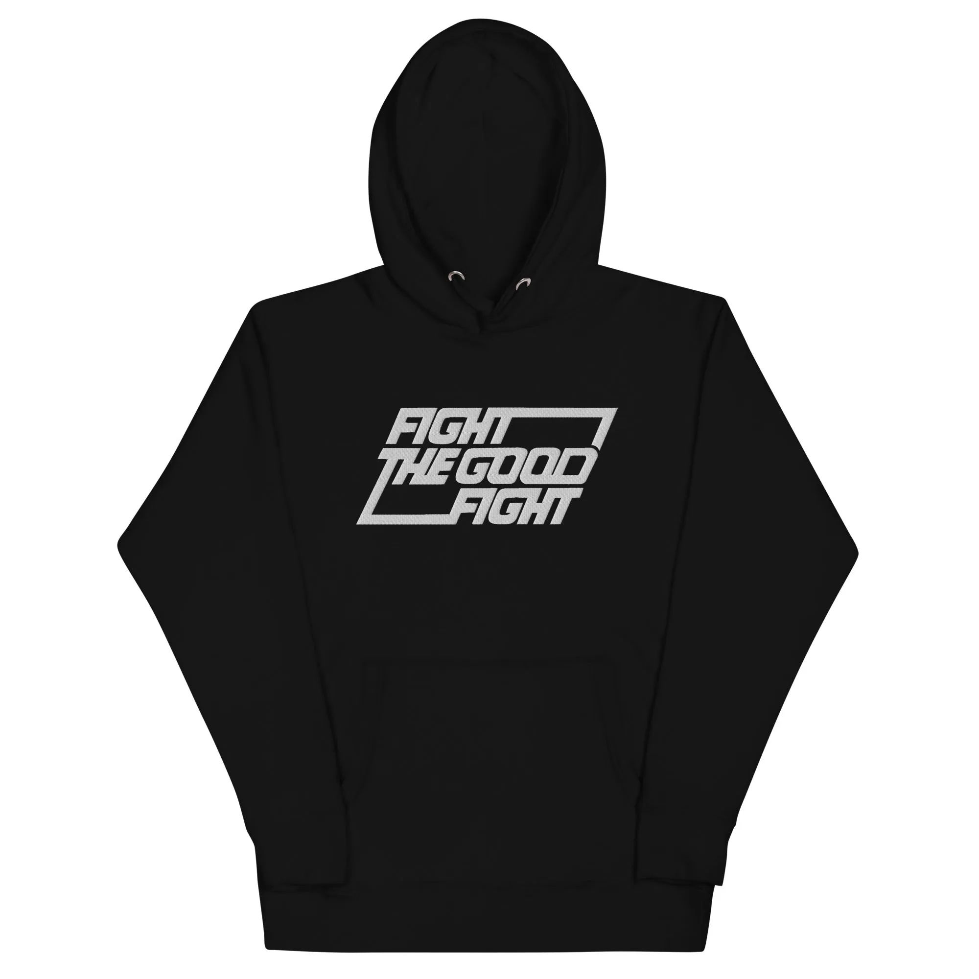 Fight the Good Fight Embroidered Hoodie