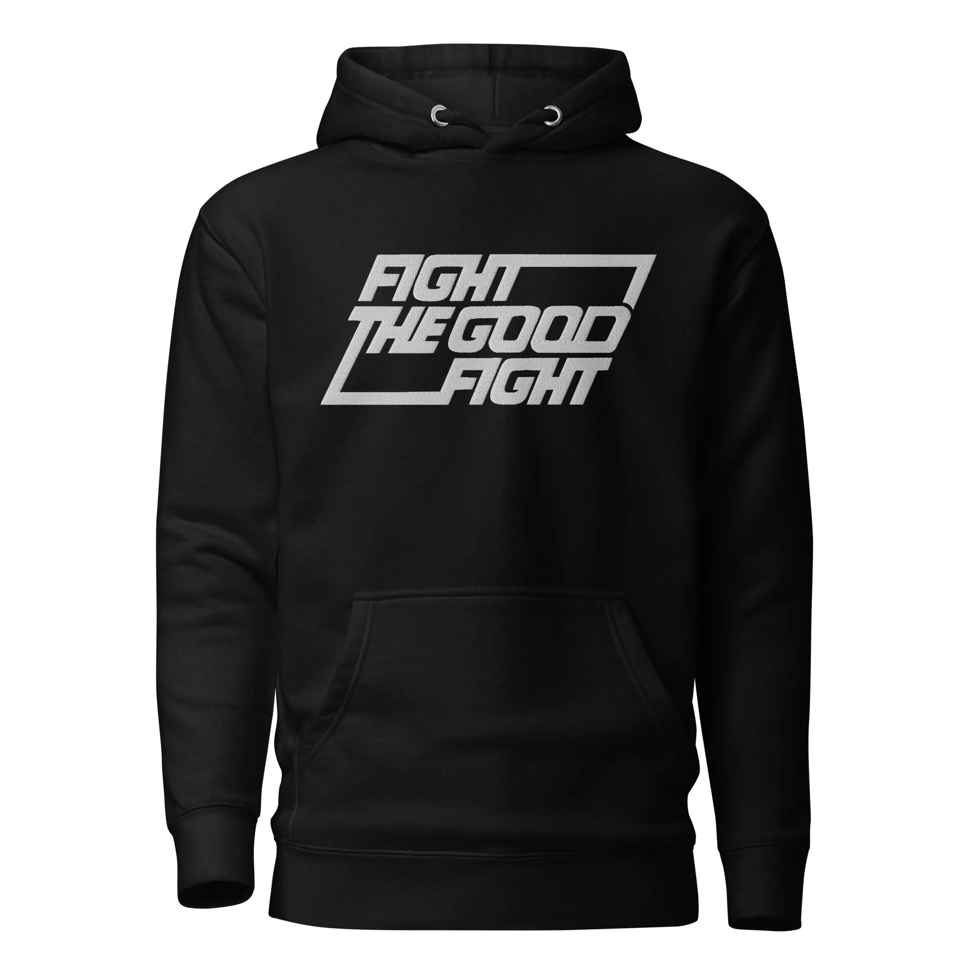 Fight the Good Fight Embroidered Hoodie